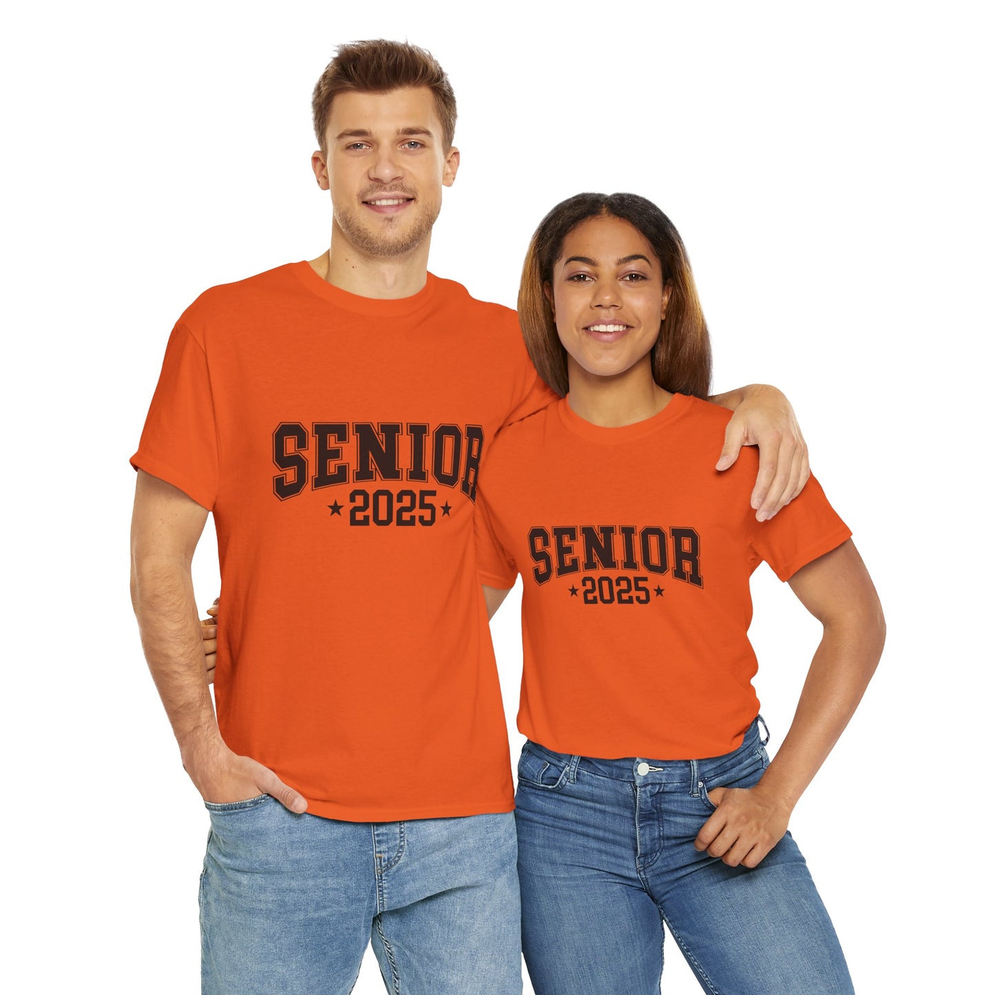 Gildan "2025 Senior" Unisex Heavy Cotton Tee - Celebrate Graduation in Style Asst. COlors & Sizes
