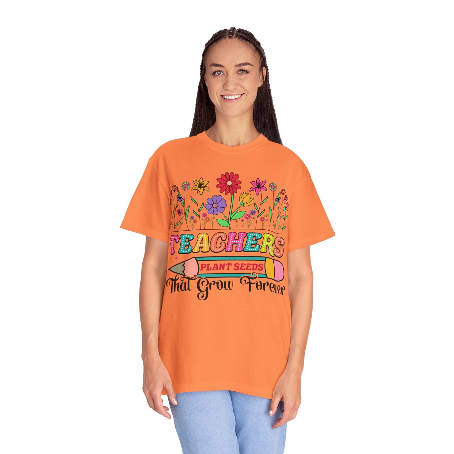 Teacher's Week!! Show your appreciation with This Unisex Garment-Dyed T-shirt in Asst. Colors & Sizes