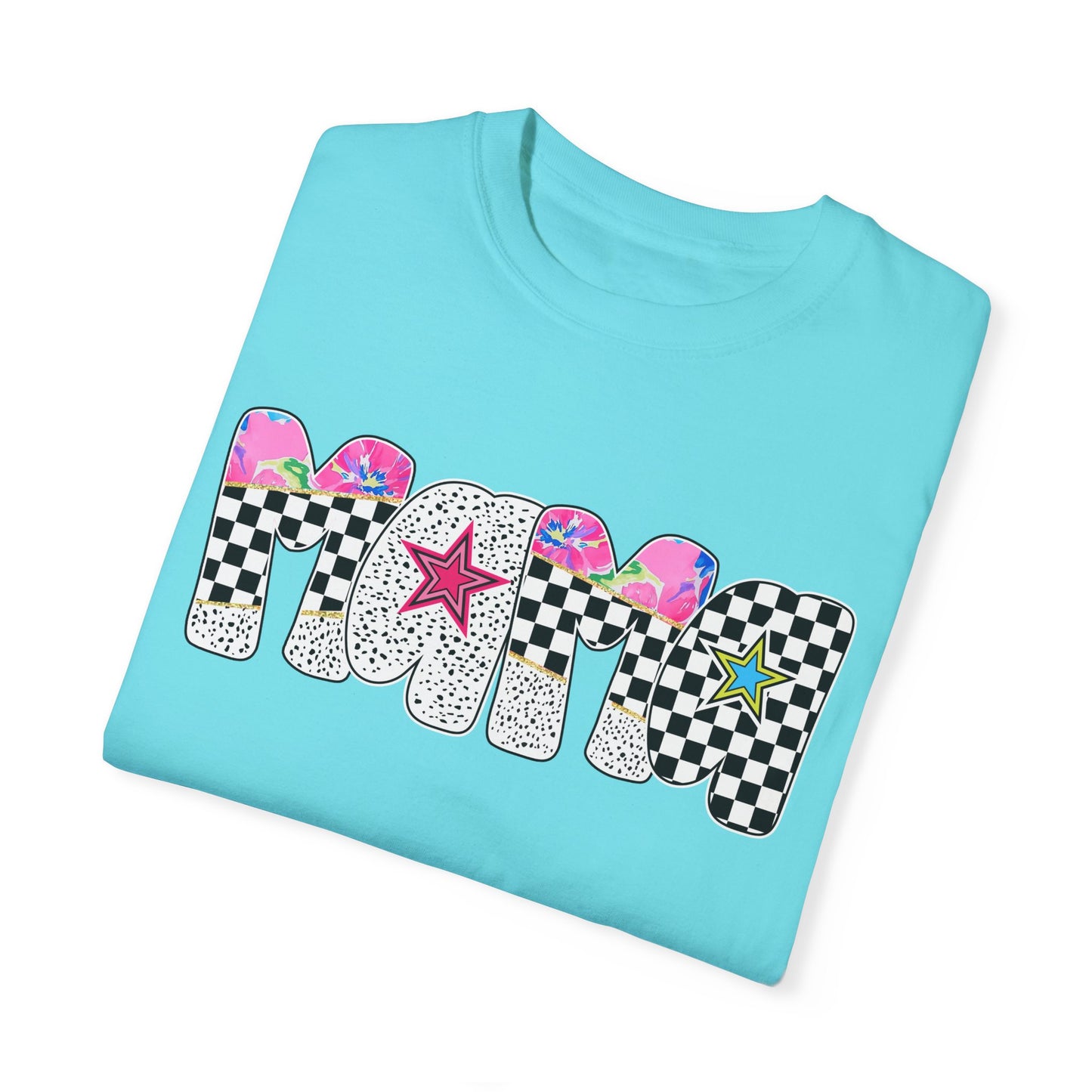 Comfort Colors Retro Vibe Mother's Day T-Shirt with Star Design Asst. Colors & Sizes