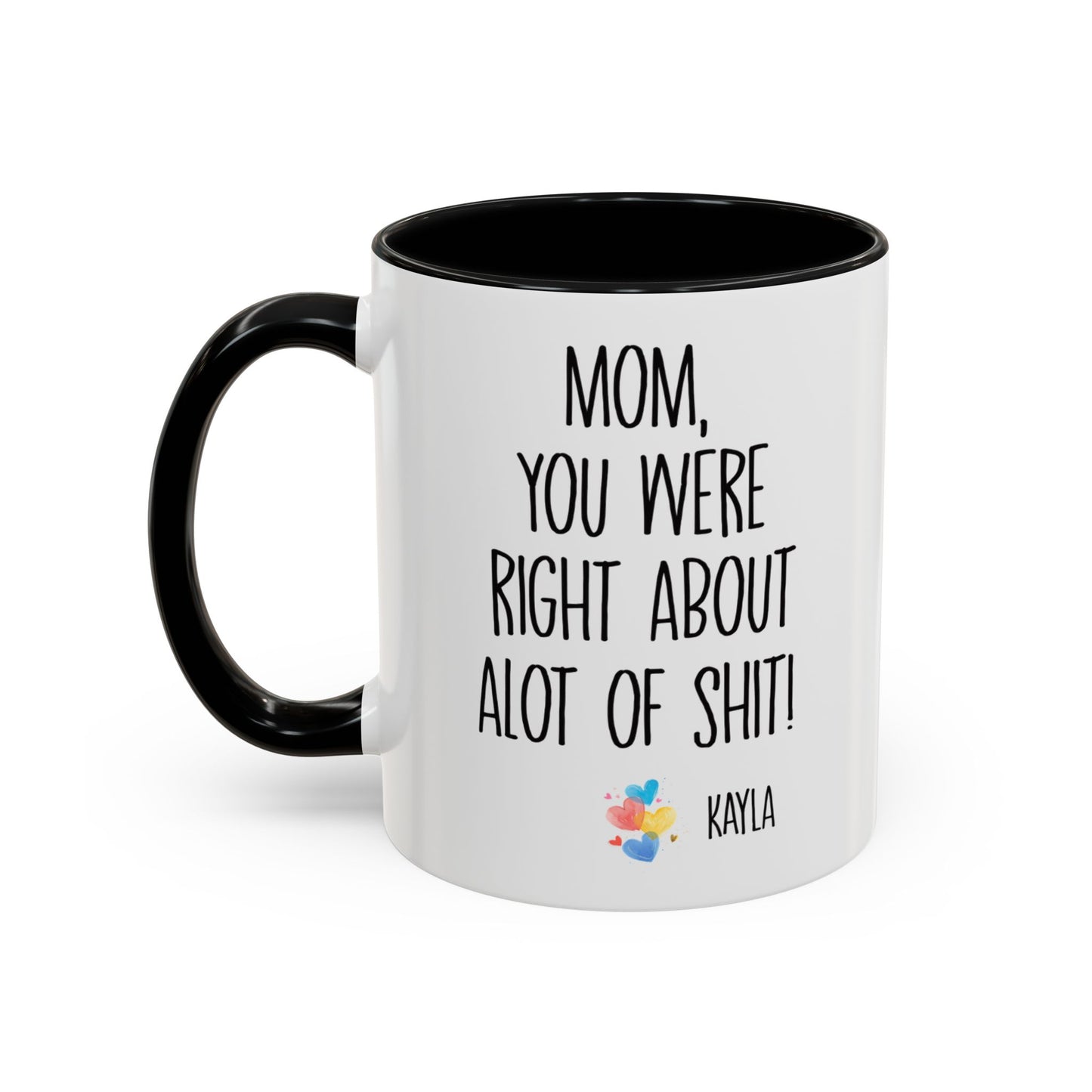 Mug For Mom - Mom You Were Right About Alot Of Shit Coffee Mug (11, 15oz)