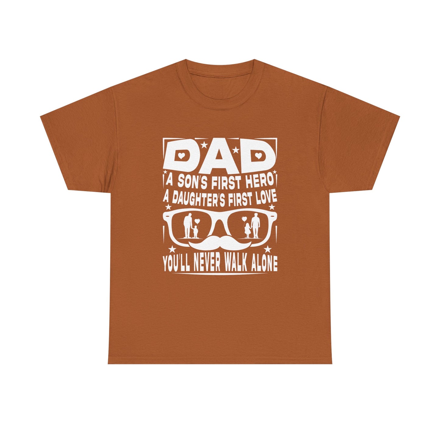 Dad Hero Unisex Heavy Cotton Tee - Perfect Gift for Father's Day