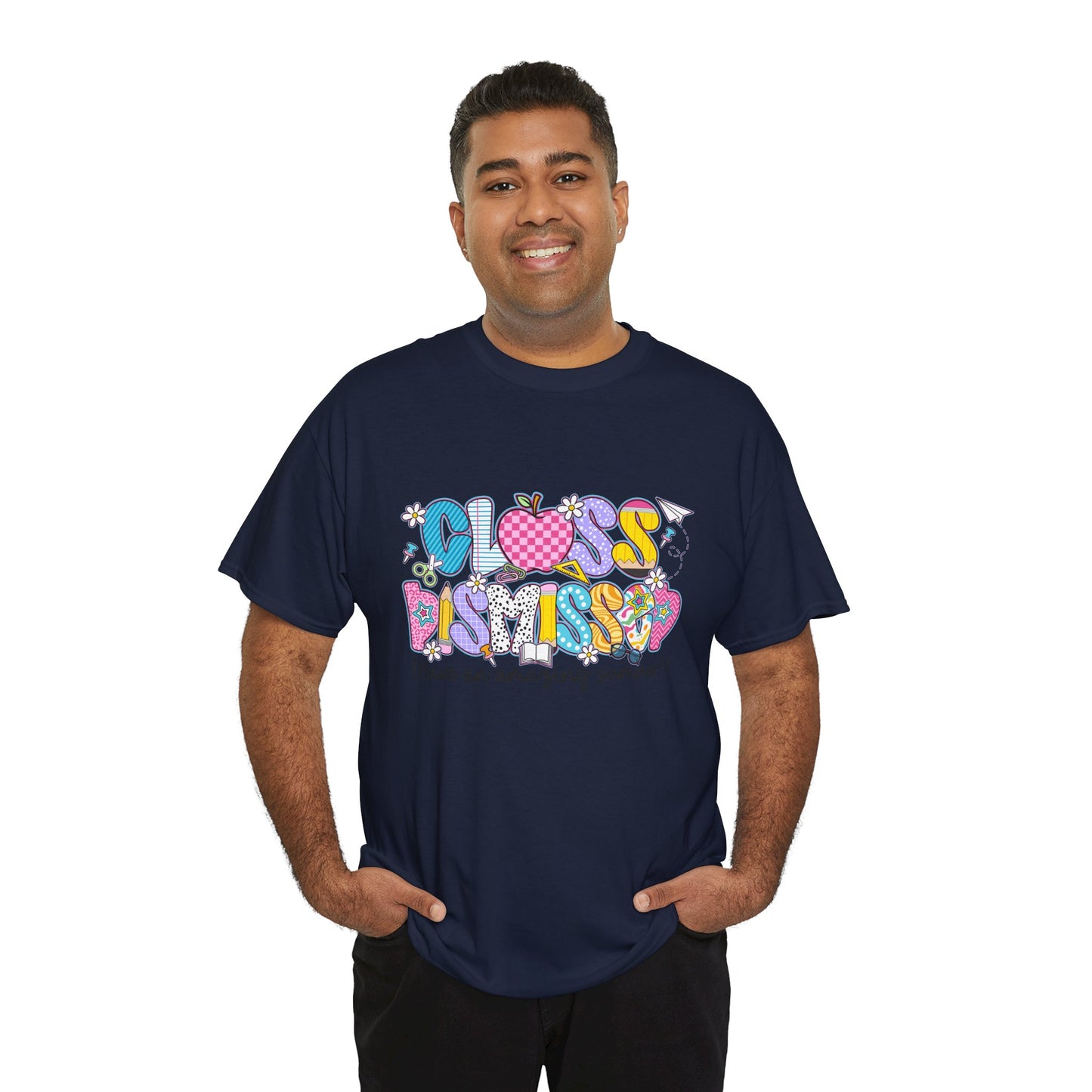 Gildan Garment-Dyed Summer Vibes Unisex Heavy Cotton Tee - "Class Dismissed!" Asst. Colors & Sizes