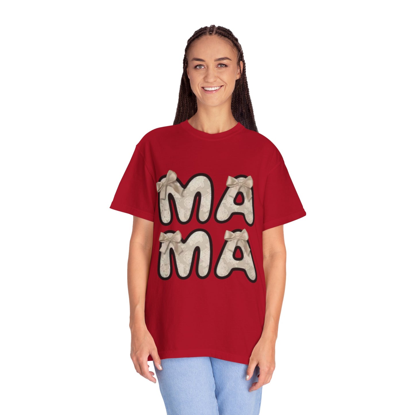 Comfort Colors 'Mama' Love Garment-Dyed Unisex T-Shirt - Perfect for Mother's Day Gift Asst. Colors & Sizes