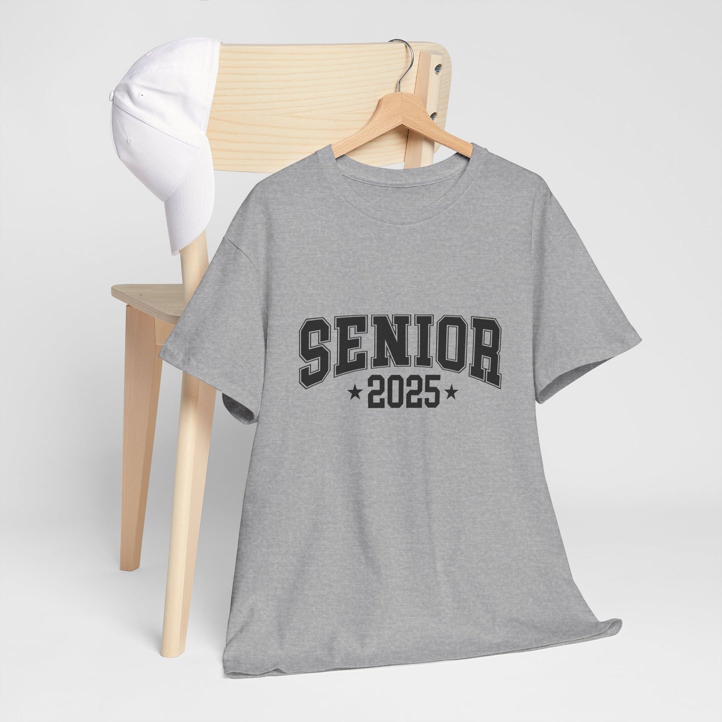 Gildan "2025 Senior" Unisex Heavy Cotton Tee - Celebrate Graduation in Style Asst. COlors & Sizes