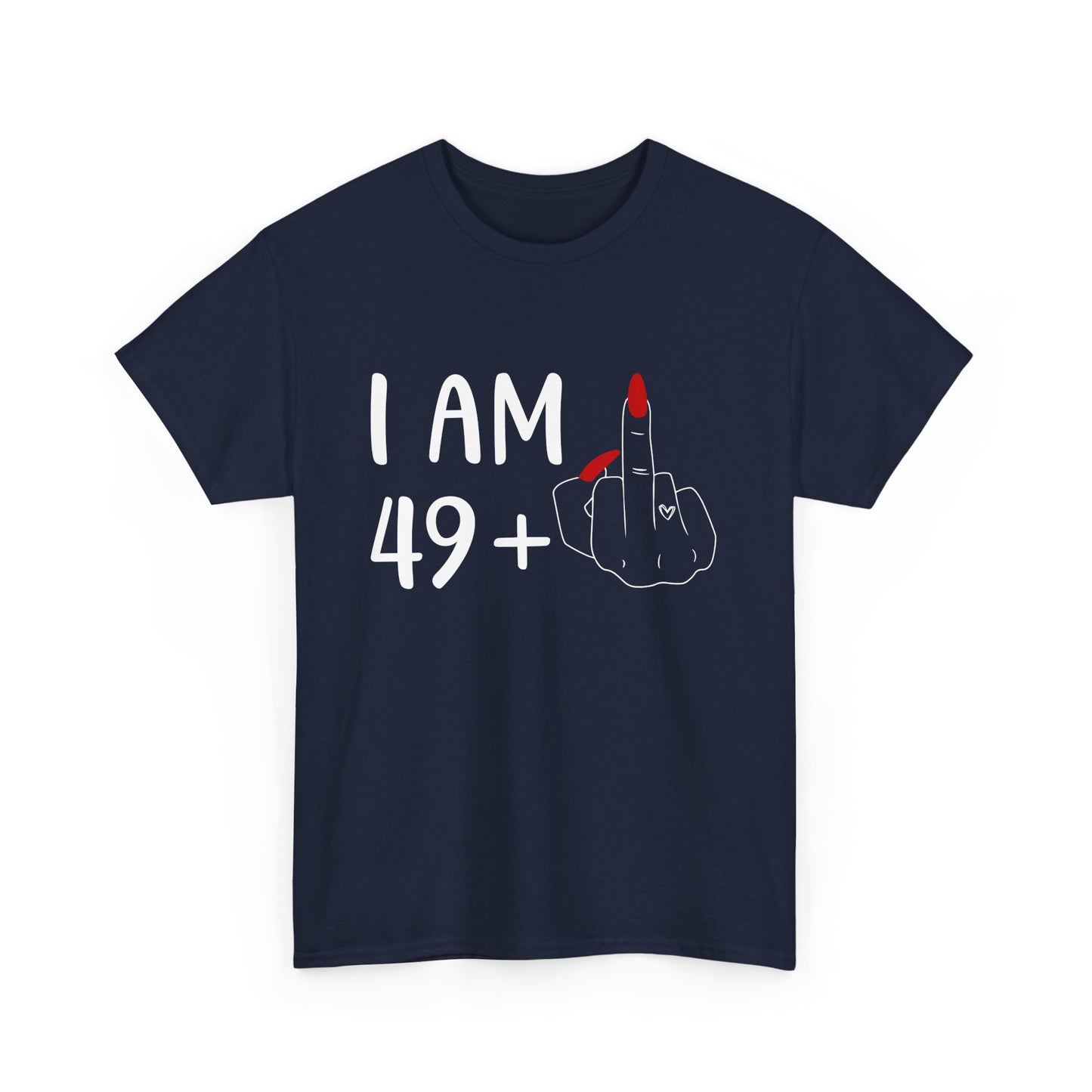 Funny 50th Birthday T-Shirt 49 Plus One