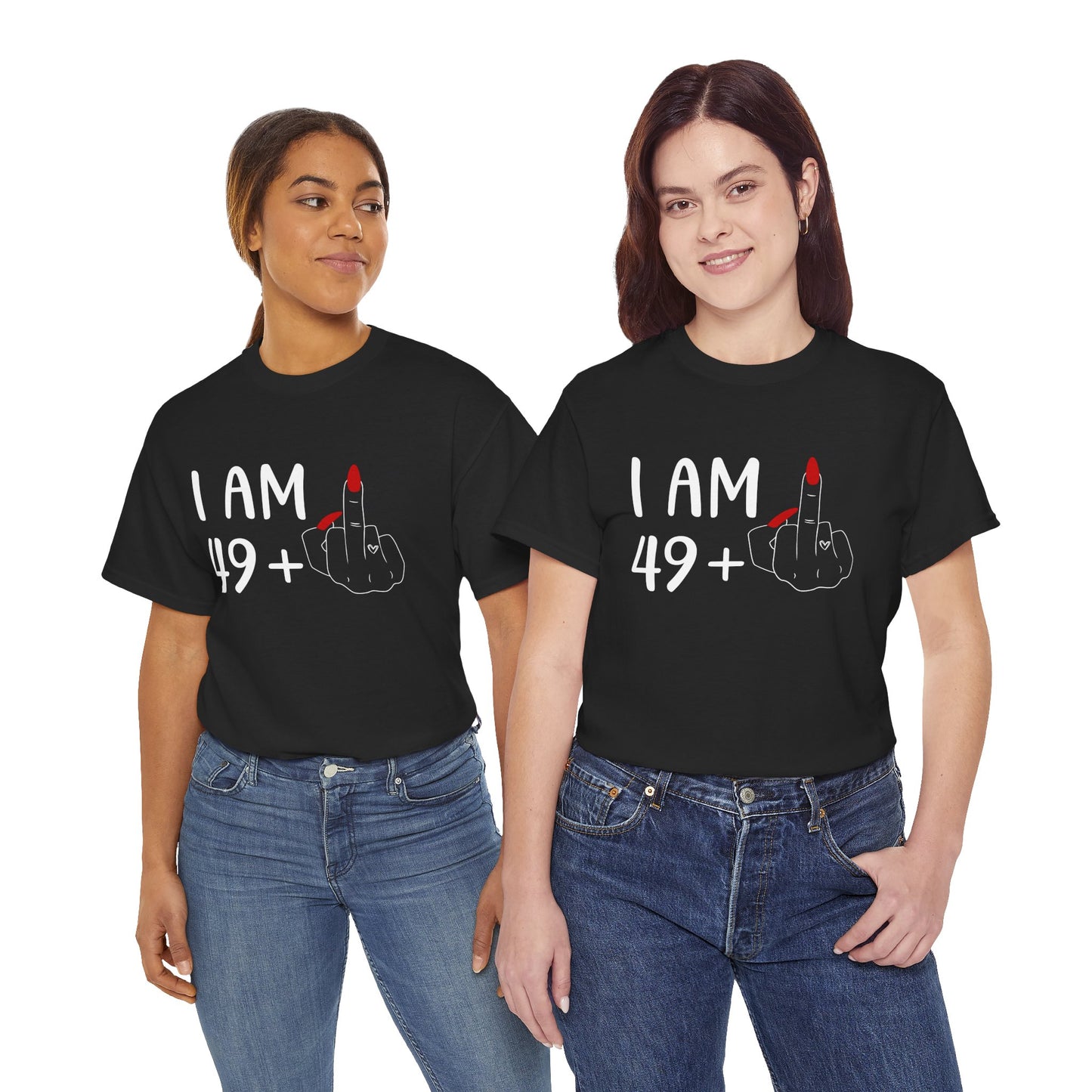Funny 50th Birthday T-Shirt 49 Plus One