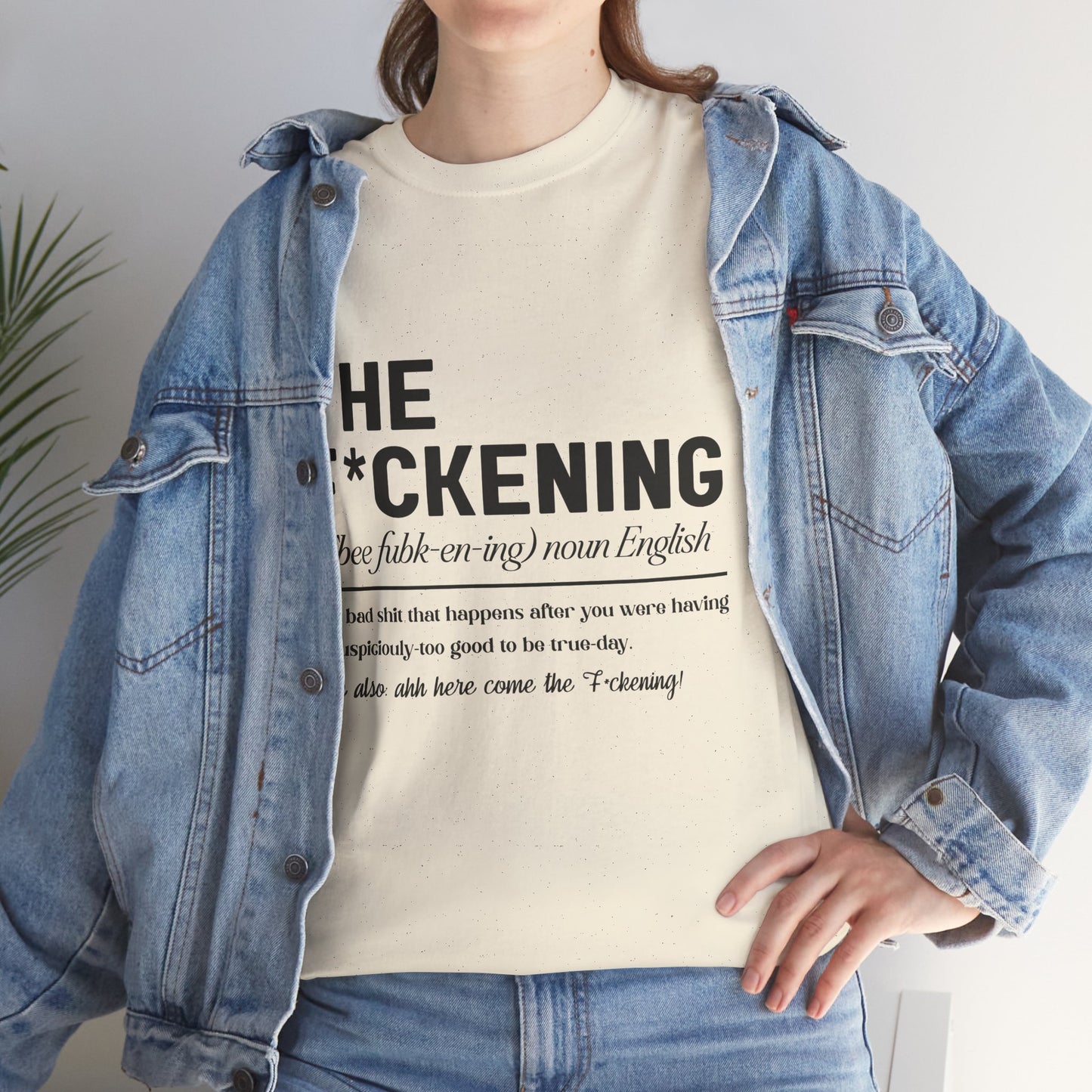 Gildan 5000"The F*ckening" Unisex Heavy Cotton Tee - Funny Graphic T-Shirt for English Lovers Asst Sizes & Colors