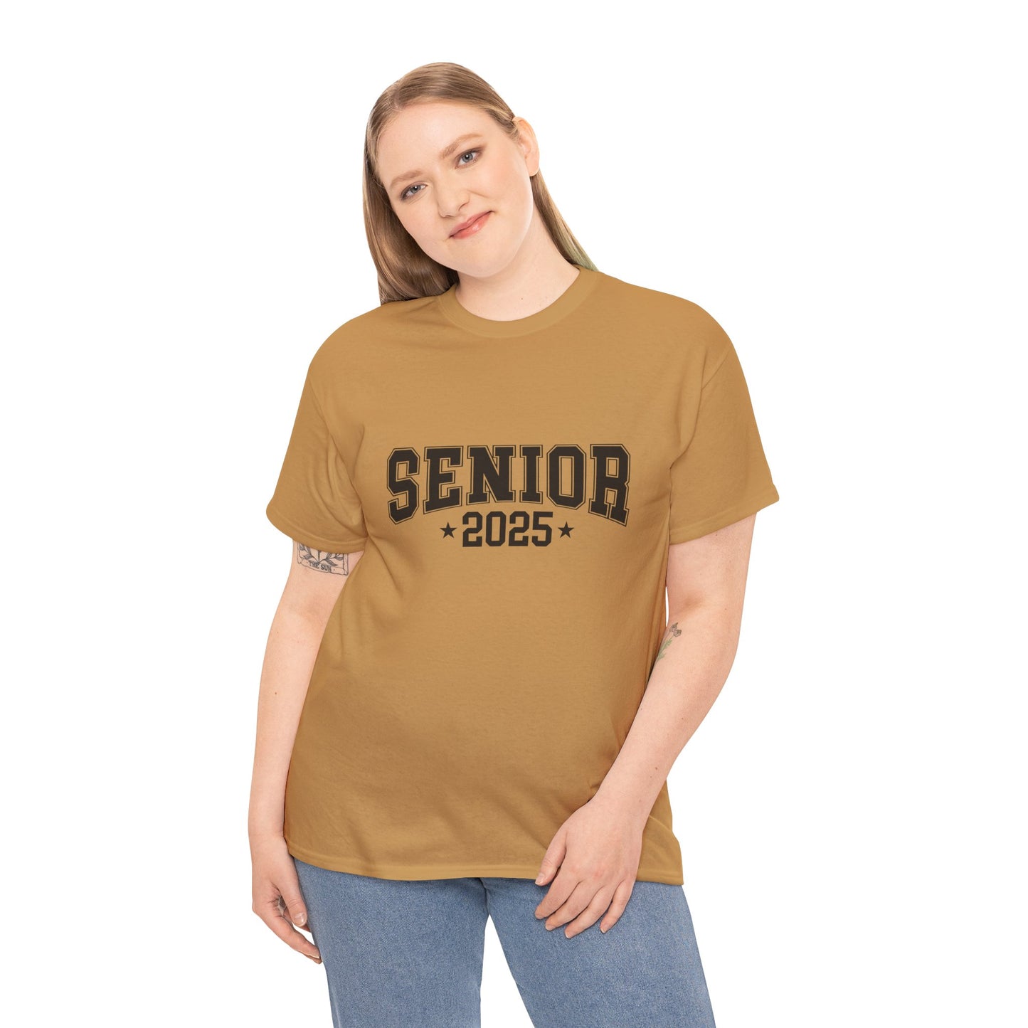 Gildan "2025 Senior" Unisex Heavy Cotton Tee - Celebrate Graduation in Style Asst. COlors & Sizes