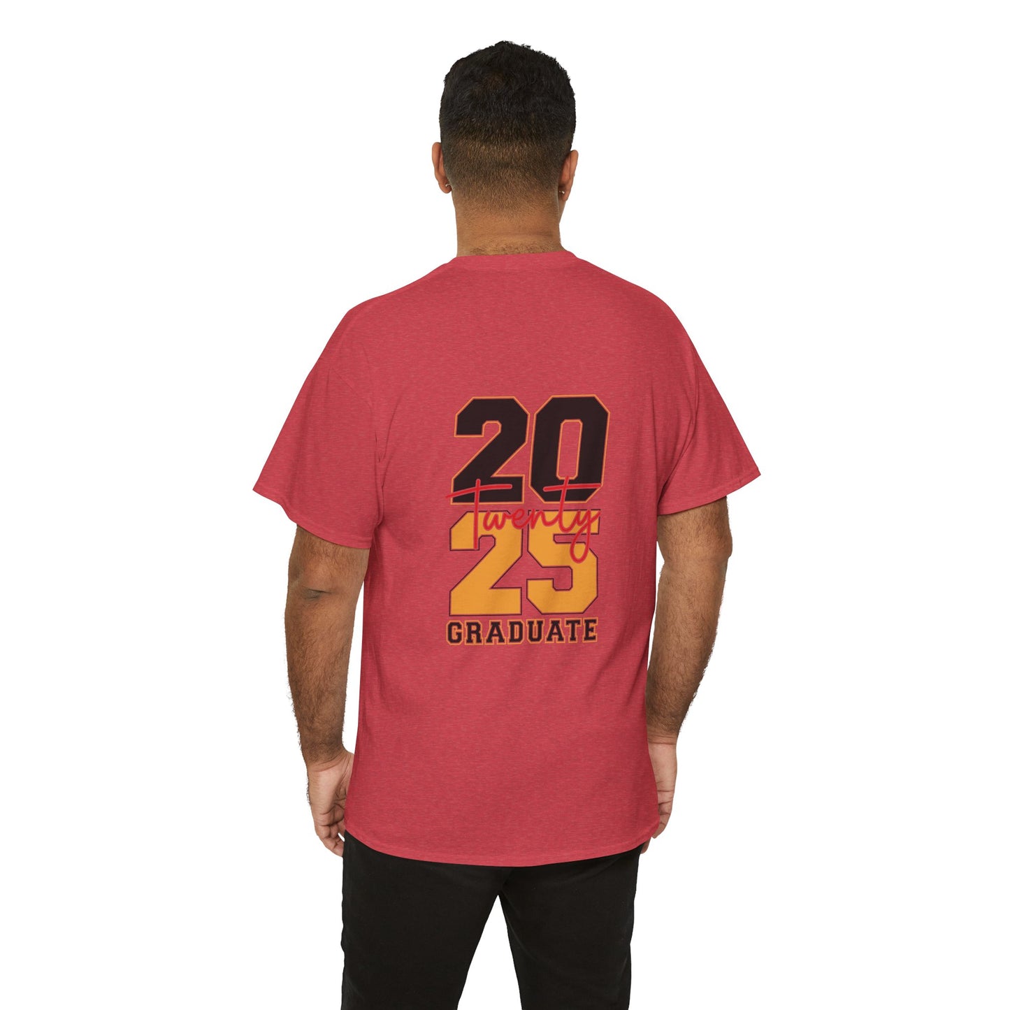 Gildan 5000 Unisex Graduate Tee - Class of 2025 Senior Shirt Great Gift Asst. Colors & Sizes