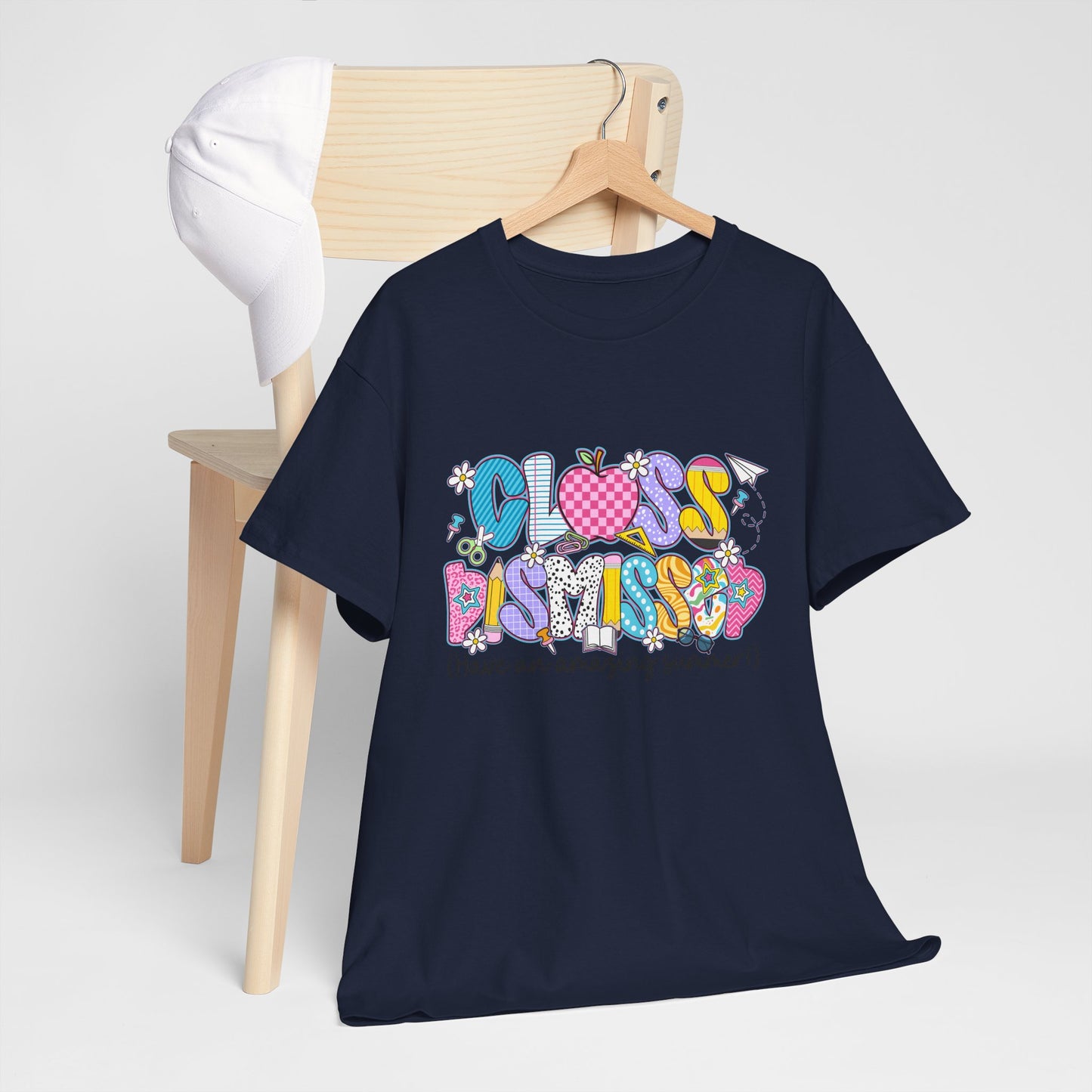 Gildan Garment-Dyed Summer Vibes Unisex Heavy Cotton Tee - "Class Dismissed!" Asst. Colors & Sizes