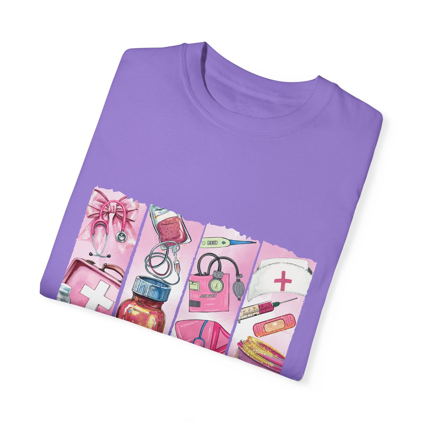 Nurse Life T-Shirt - Comfortable Unisex Garment-Dyed Tee for Healthcare Heroes