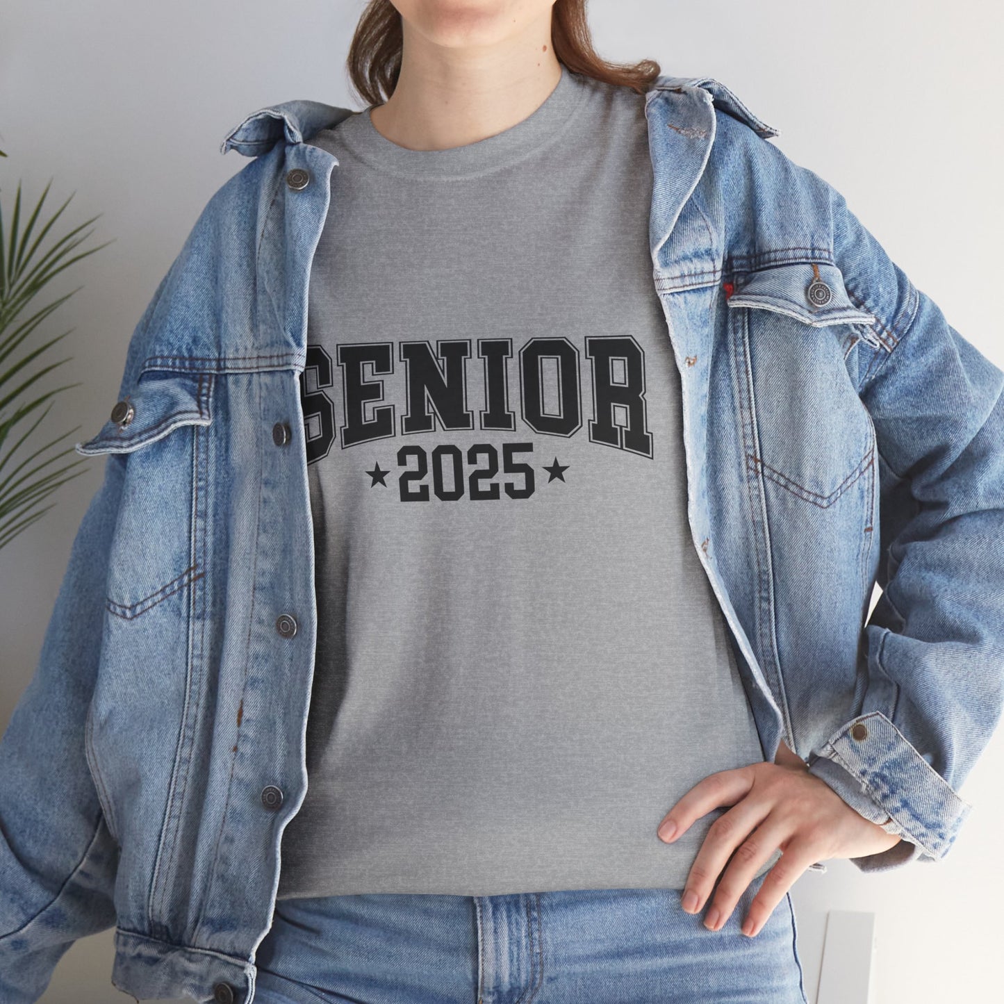 Gildan "2025 Senior" Unisex Heavy Cotton Tee - Celebrate Graduation in Style Asst. COlors & Sizes