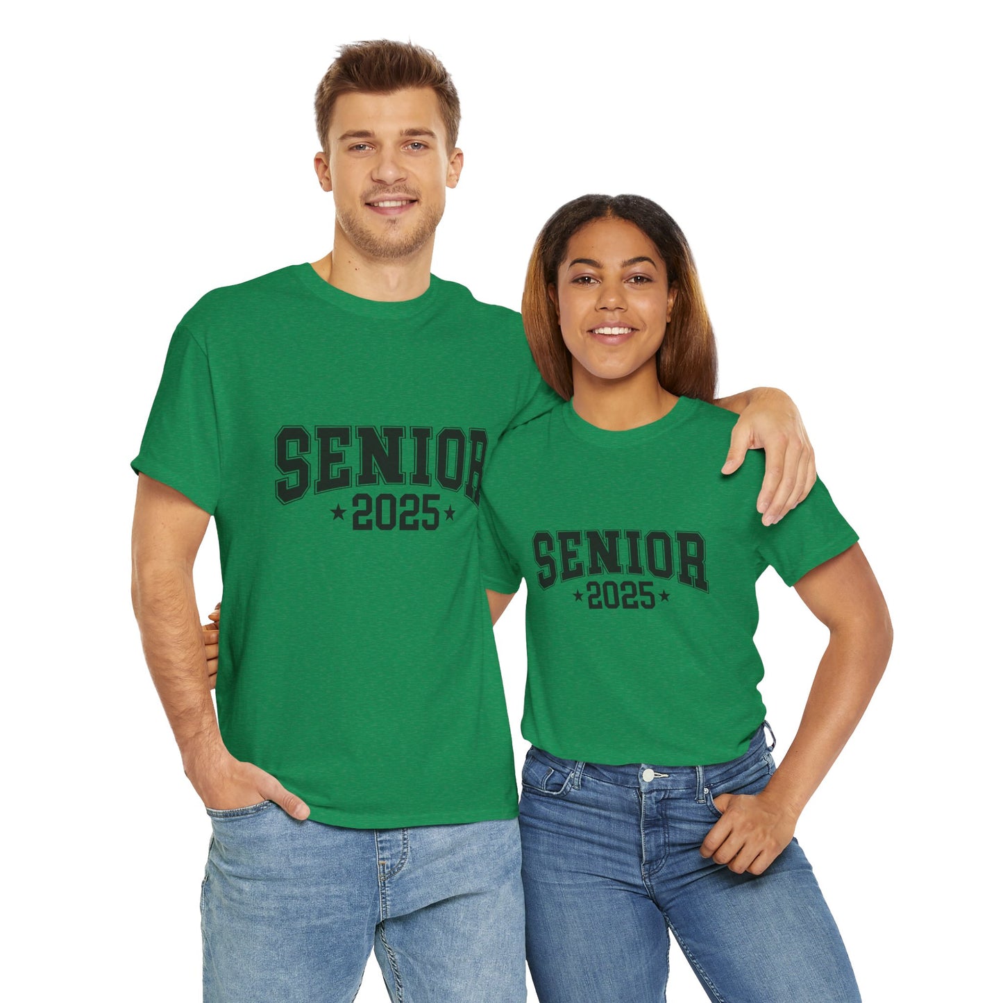Gildan "2025 Senior" Unisex Heavy Cotton Tee - Celebrate Graduation in Style Asst. COlors & Sizes