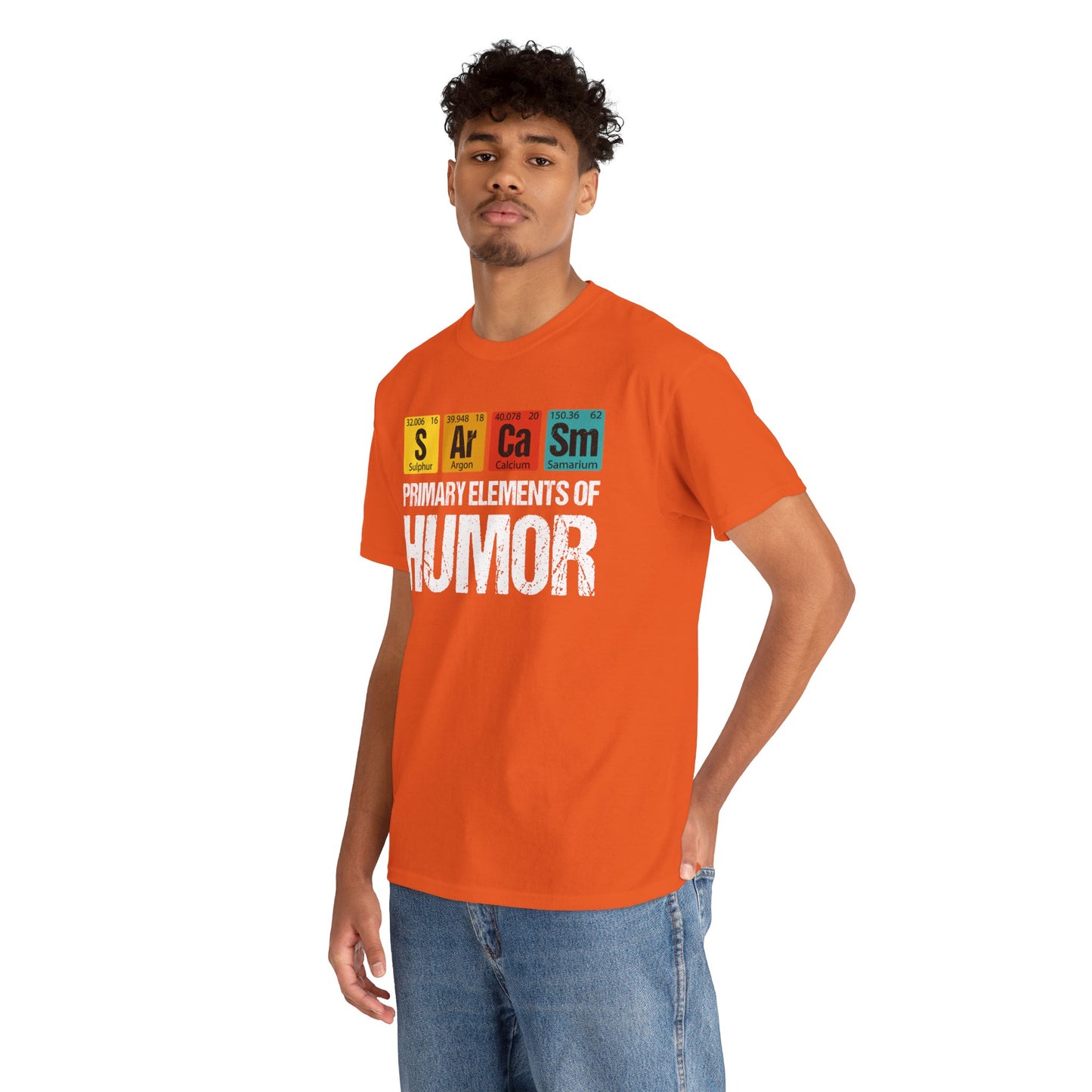 Funny Sarcasm Elements Unisex Heavy Cotton T Shirt