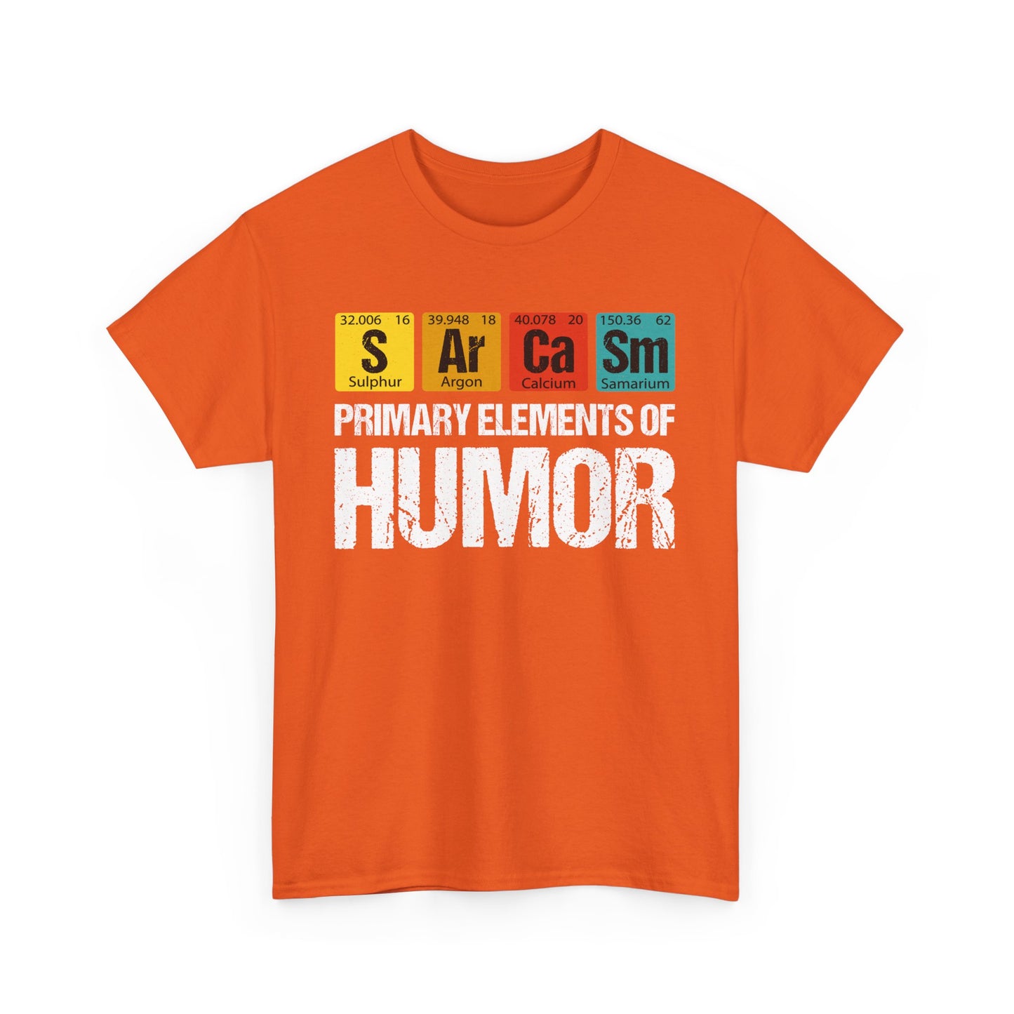 Funny Sarcasm Elements Unisex Heavy Cotton T Shirt