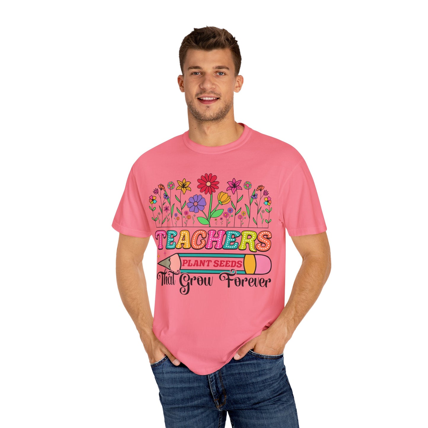 Teacher's Week!! Show your appreciation with This Unisex Garment-Dyed T-shirt in Asst. Colors & Sizes