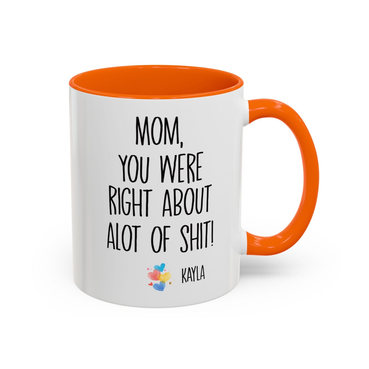 Mug For Mom - Mom You Were Right About Alot Of Shit Coffee Mug (11, 15oz)