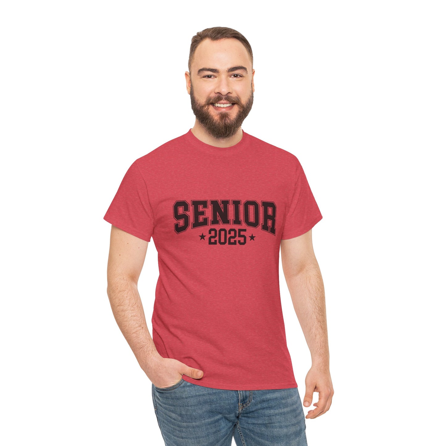 Gildan "2025 Senior" Unisex Heavy Cotton Tee - Celebrate Graduation in Style Asst. COlors & Sizes