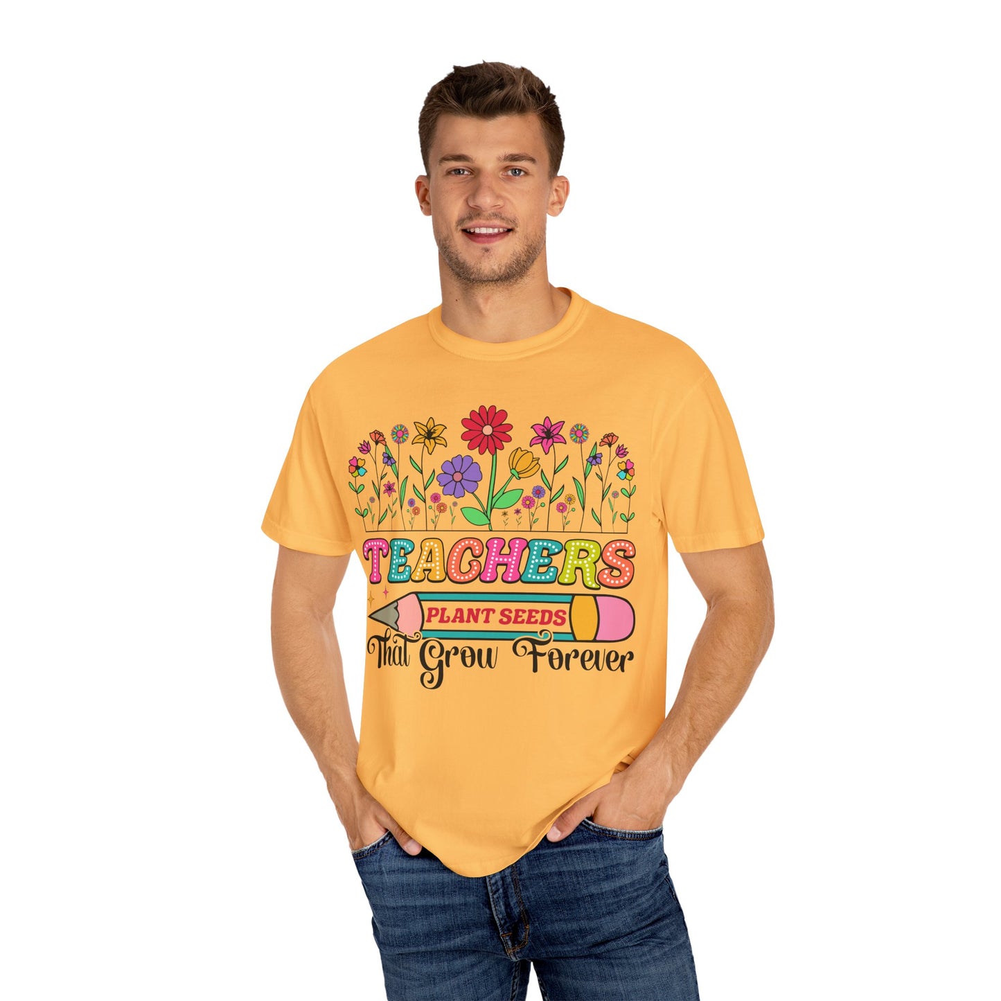 Teacher's Week!! Show your appreciation with This Unisex Garment-Dyed T-shirt in Asst. Colors & Sizes