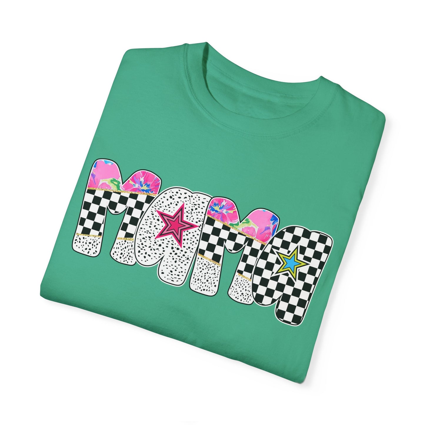 Comfort Colors Retro Vibe Mother's Day T-Shirt with Star Design Asst. Colors & Sizes