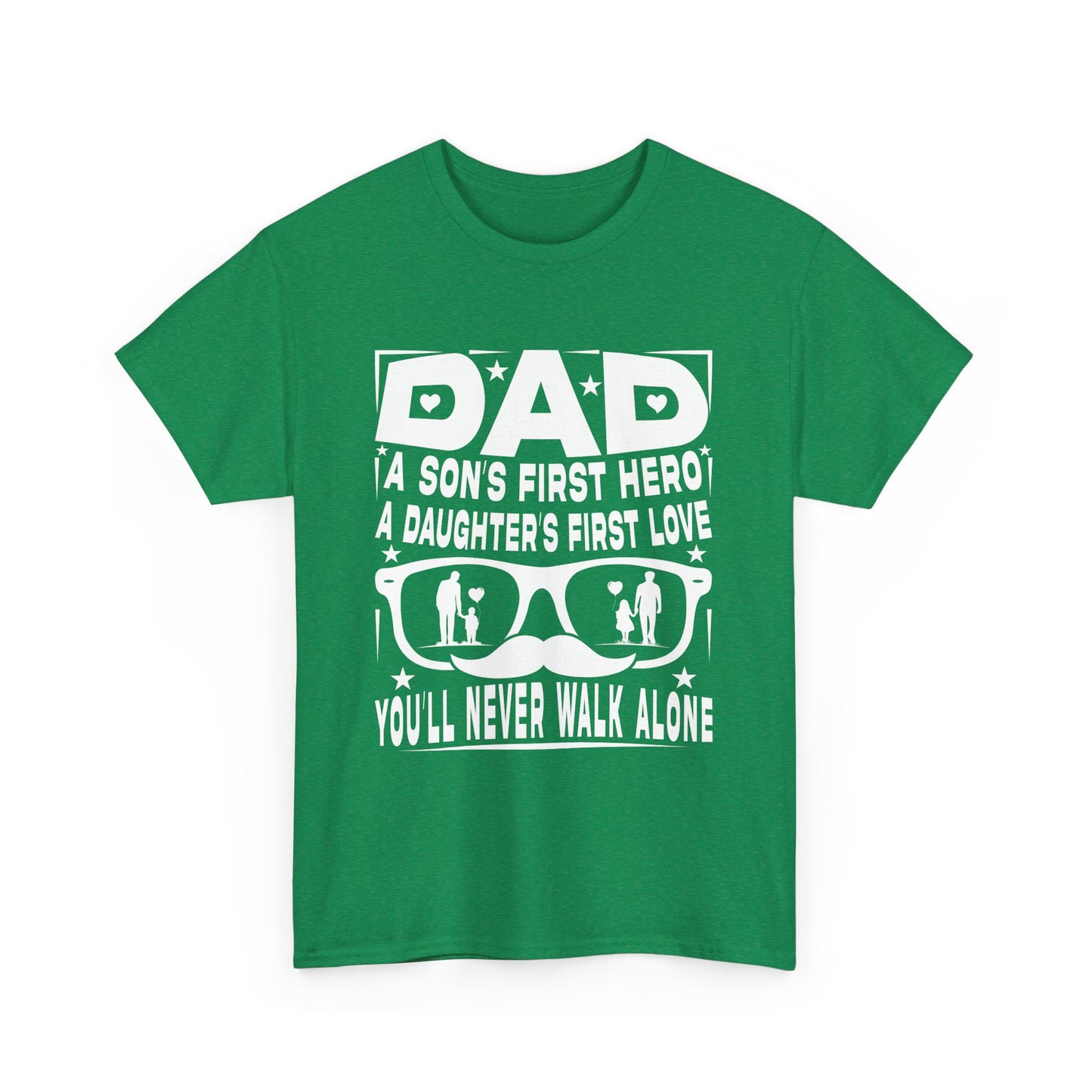 Dad Hero Unisex Heavy Cotton Tee - Perfect Gift for Father's Day