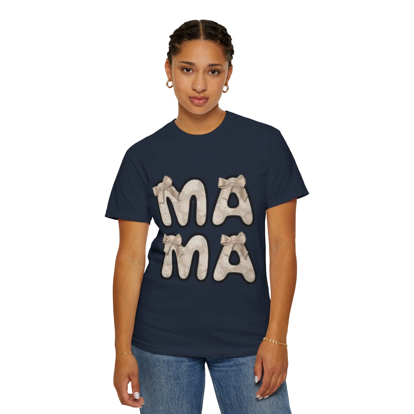 Comfort Colors 'Mama' Love Garment-Dyed Unisex T-Shirt - Perfect for Mother's Day Gift Asst. Colors & Sizes