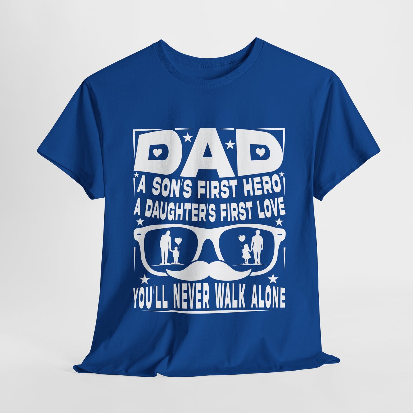 Dad Hero Unisex Heavy Cotton Tee - Perfect Gift for Father's Day