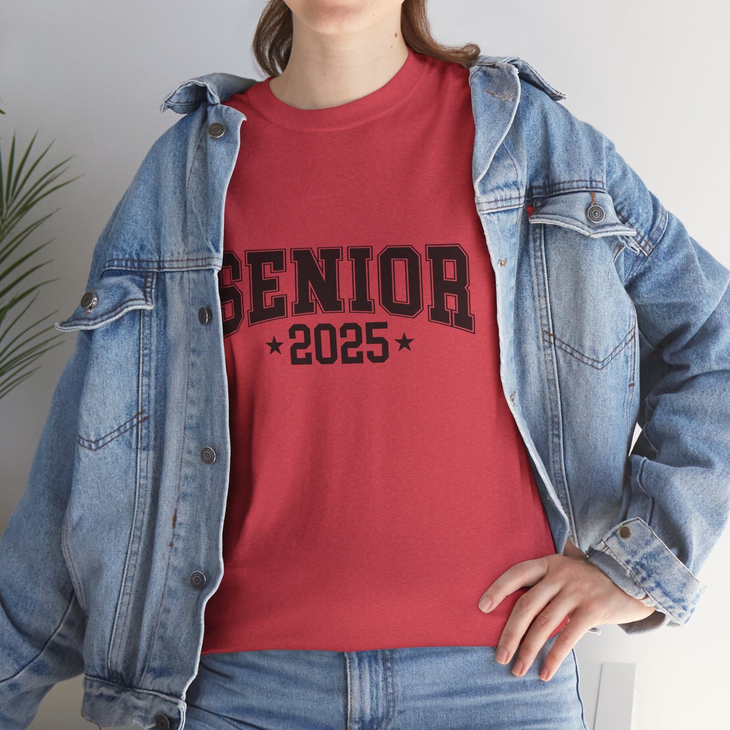 Gildan "2025 Senior" Unisex Heavy Cotton Tee - Celebrate Graduation in Style Asst. COlors & Sizes