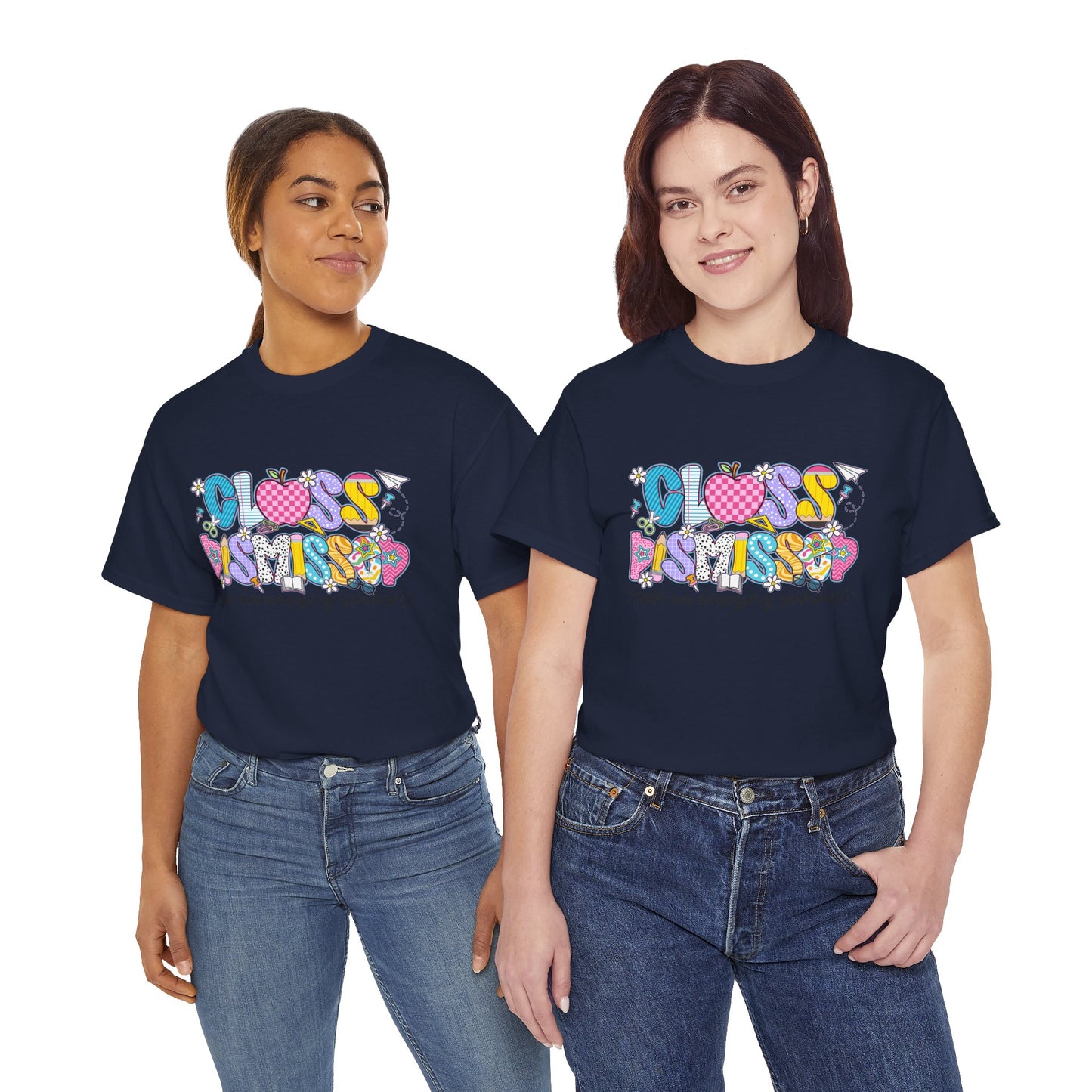 Gildan Garment-Dyed Summer Vibes Unisex Heavy Cotton Tee - "Class Dismissed!" Asst. Colors & Sizes