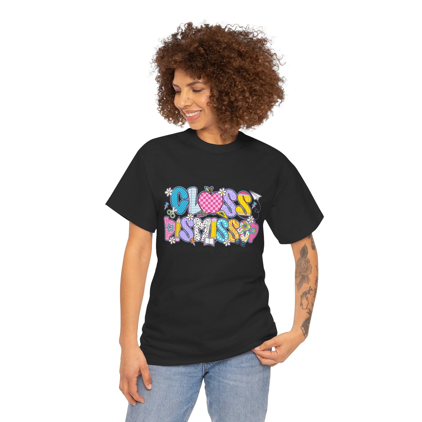 Gildan Garment-Dyed Summer Vibes Unisex Heavy Cotton Tee - "Class Dismissed!" Asst. Colors & Sizes