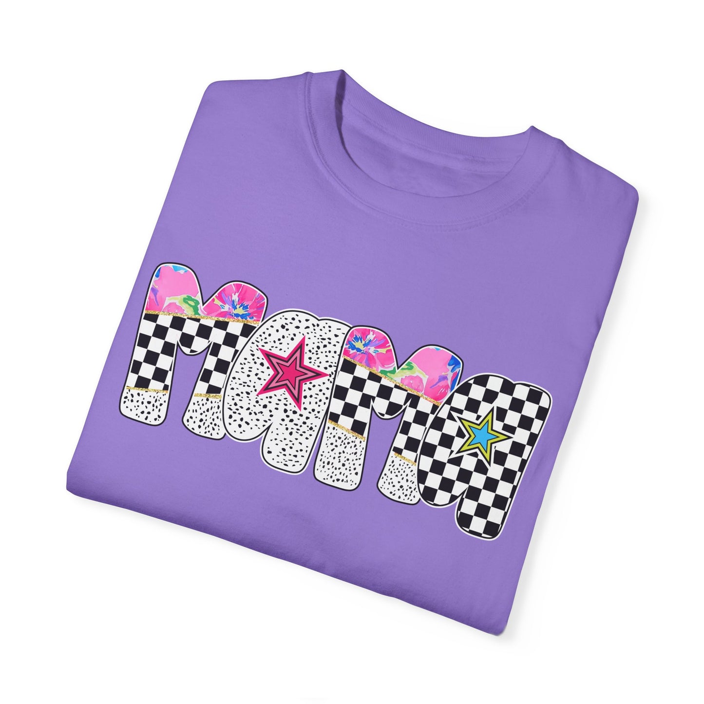 Comfort Colors Retro Vibe Mother's Day T-Shirt with Star Design Asst. Colors & Sizes