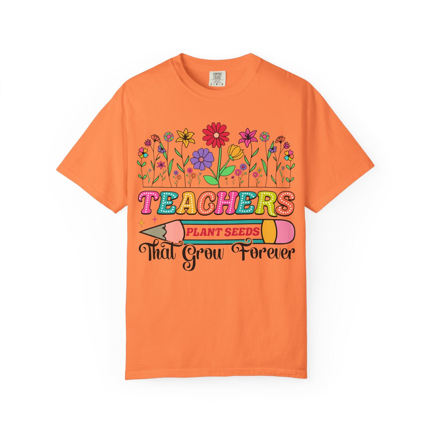 Teacher's Week!! Show your appreciation with This Unisex Garment-Dyed T-shirt in Asst. Colors & Sizes