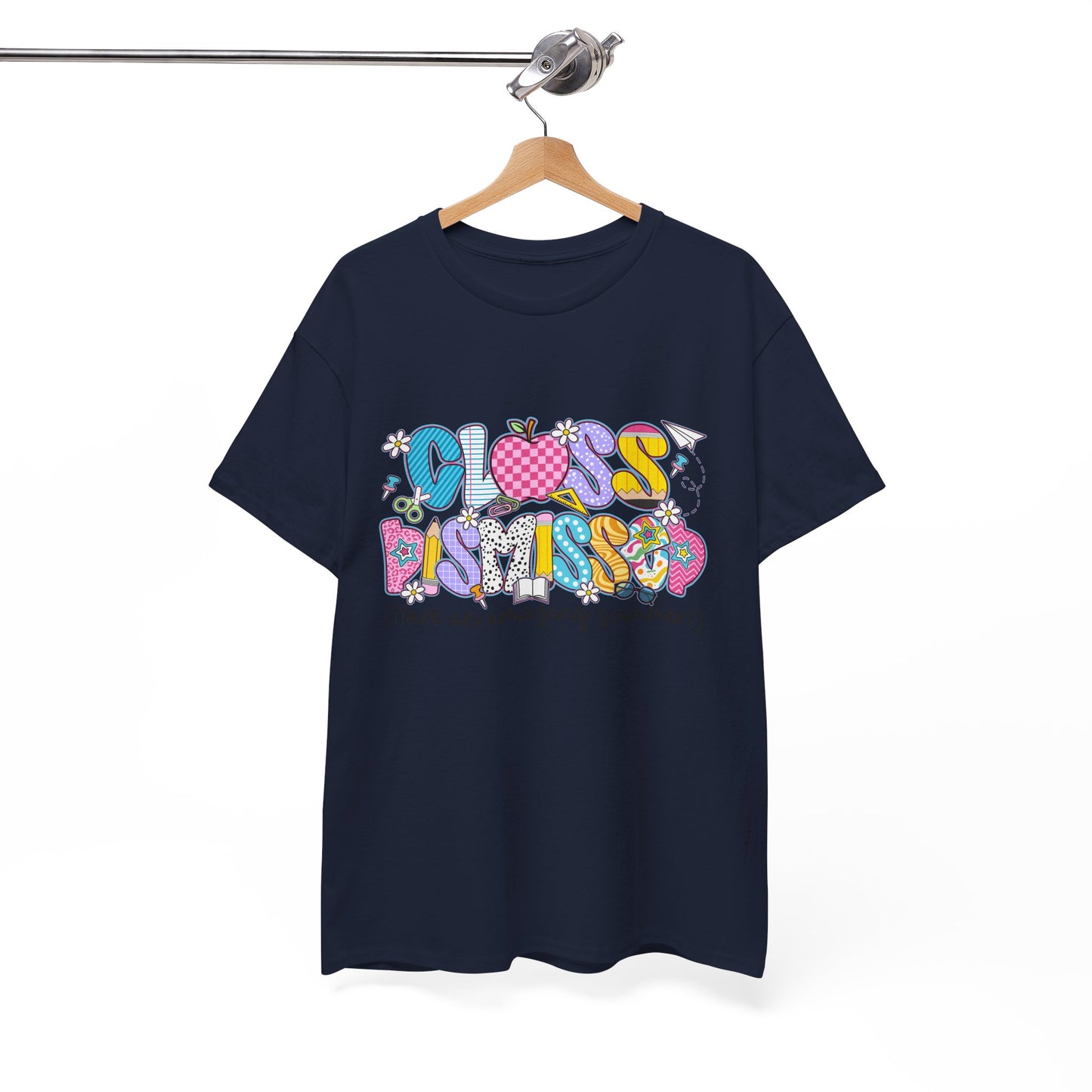 Gildan Garment-Dyed Summer Vibes Unisex Heavy Cotton Tee - "Class Dismissed!" Asst. Colors & Sizes