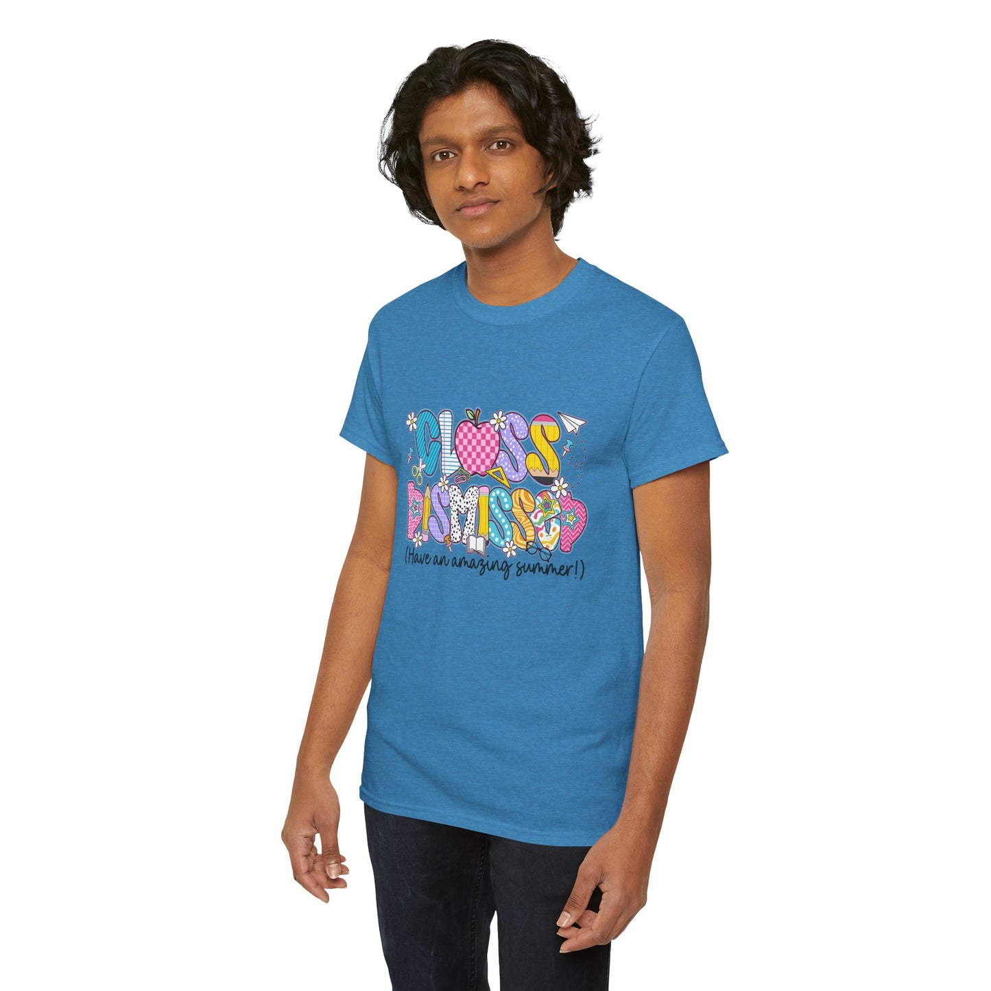 Gildan Garment-Dyed Summer Vibes Unisex Heavy Cotton Tee - "Class Dismissed!" Asst. Colors & Sizes