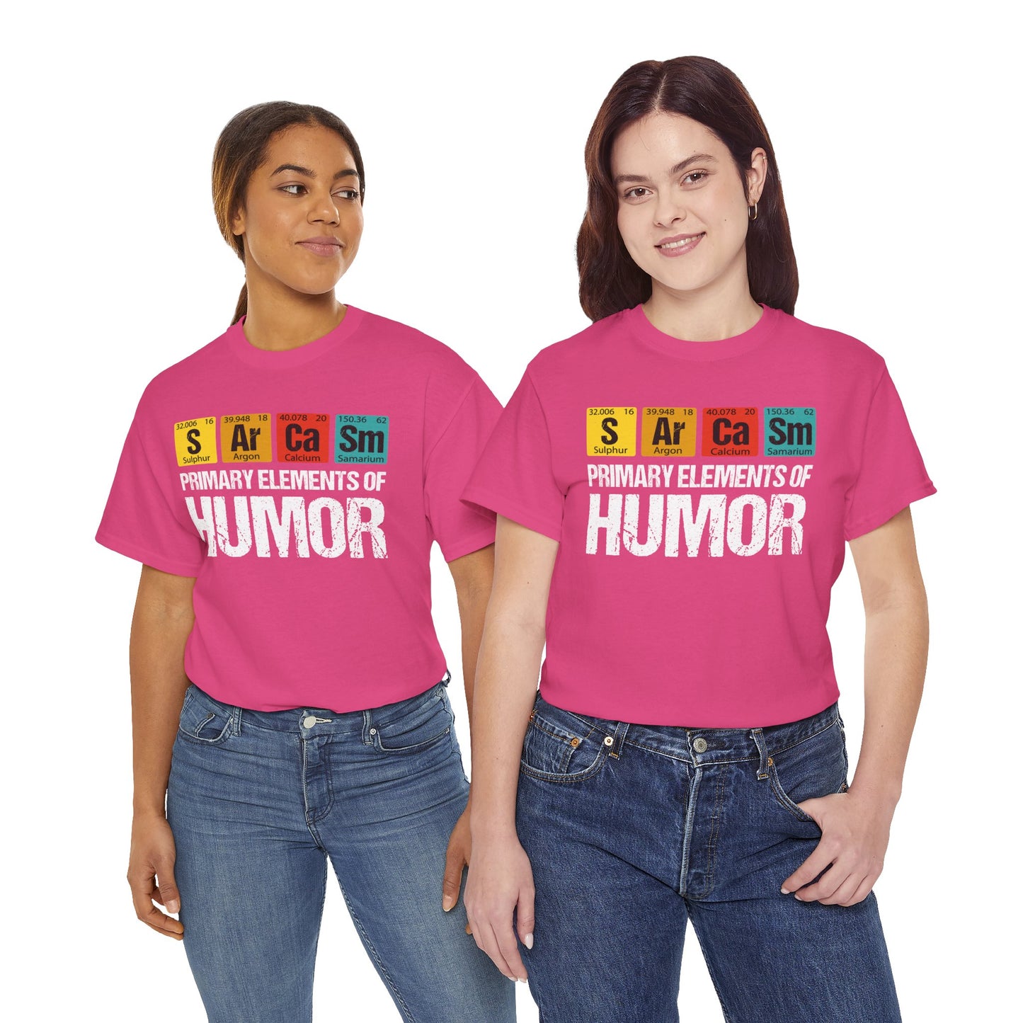 Funny Sarcasm Elements Unisex Heavy Cotton T Shirt