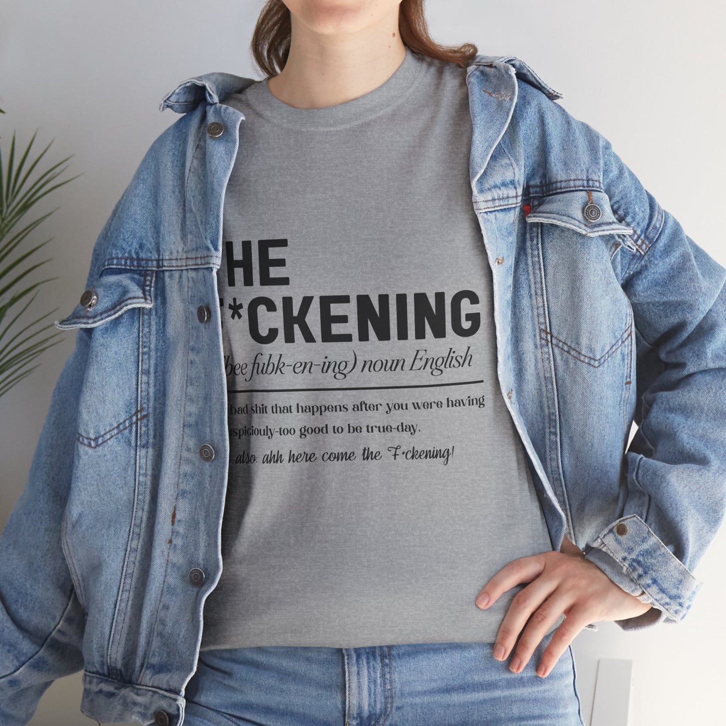 Gildan 5000"The F*ckening" Unisex Heavy Cotton Tee - Funny Graphic T-Shirt for English Lovers Asst Sizes & Colors