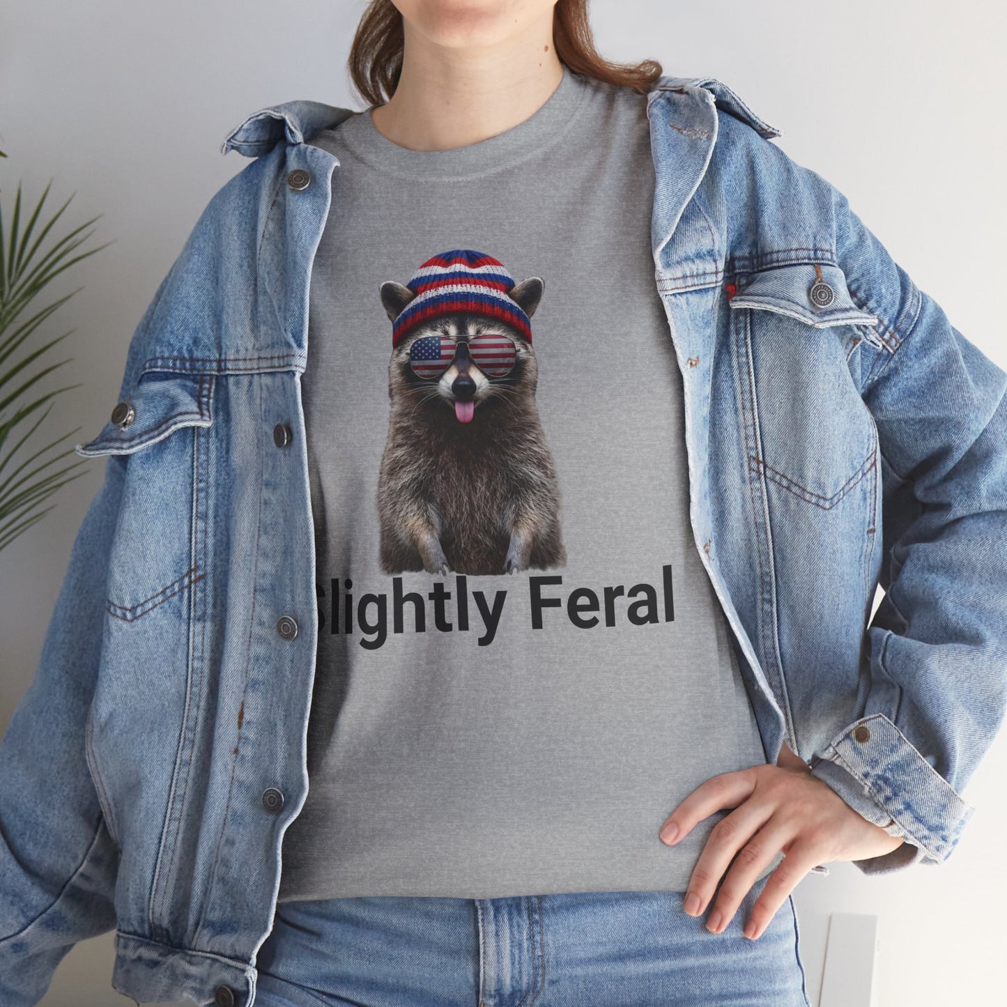 Slightly Feral Raccoon Shirt – Funny Graphic Tee