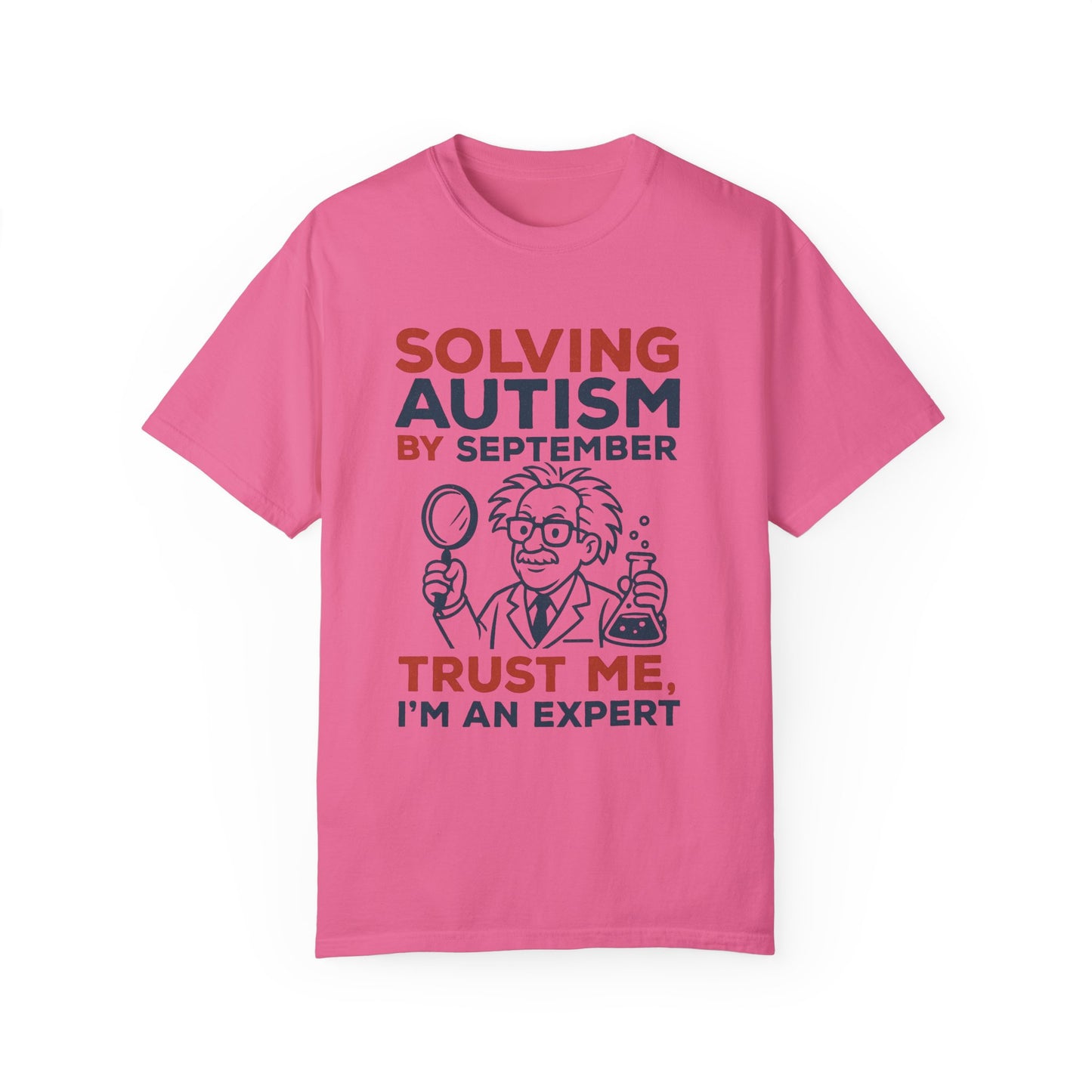 Comfort Colors Unisex Garment-Dyed T-Shirt - "Solving Autism by September" - Expert Design