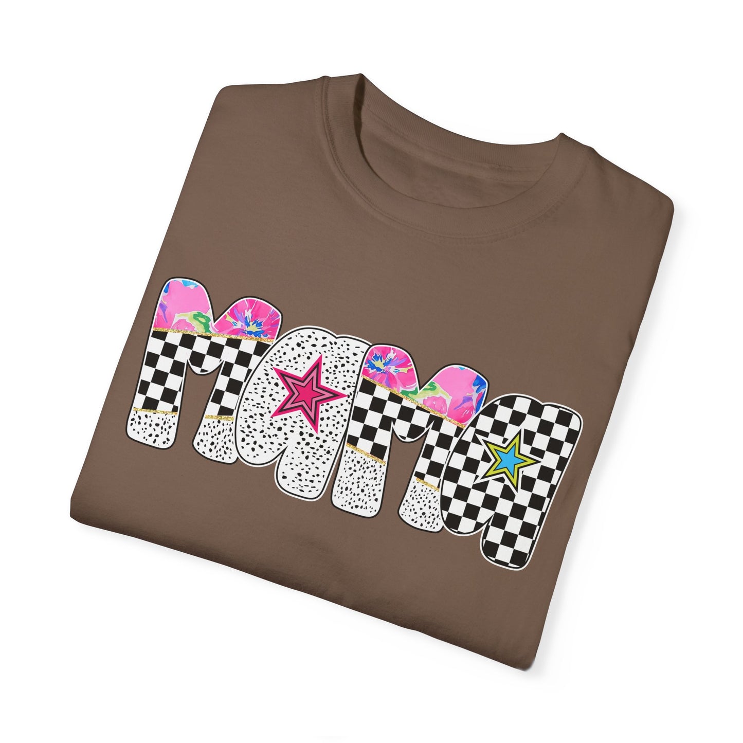 Comfort Colors Retro Vibe Mother's Day T-Shirt with Star Design Asst. Colors & Sizes