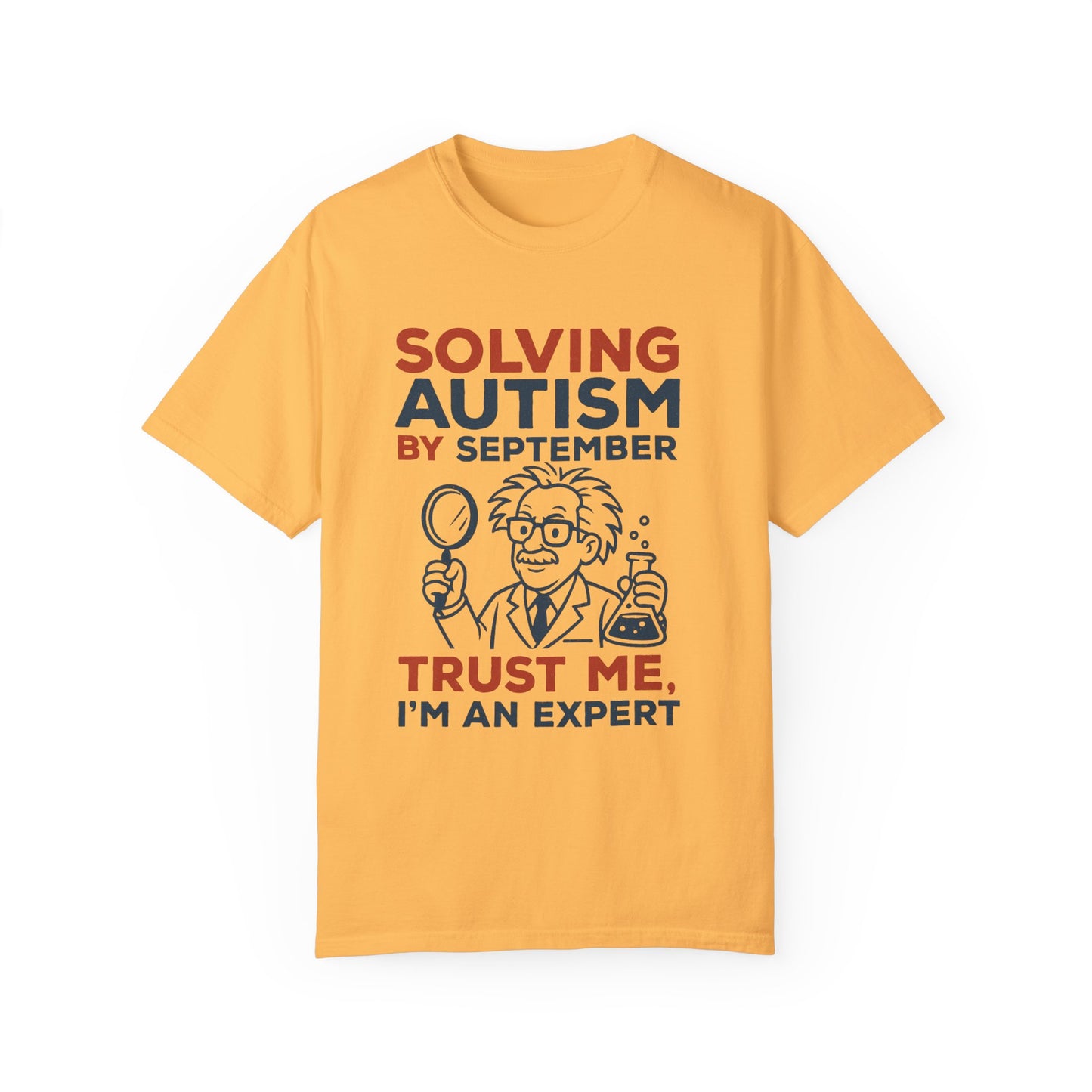 Comfort Colors Unisex Garment-Dyed T-Shirt - "Solving Autism by September" - Expert Design