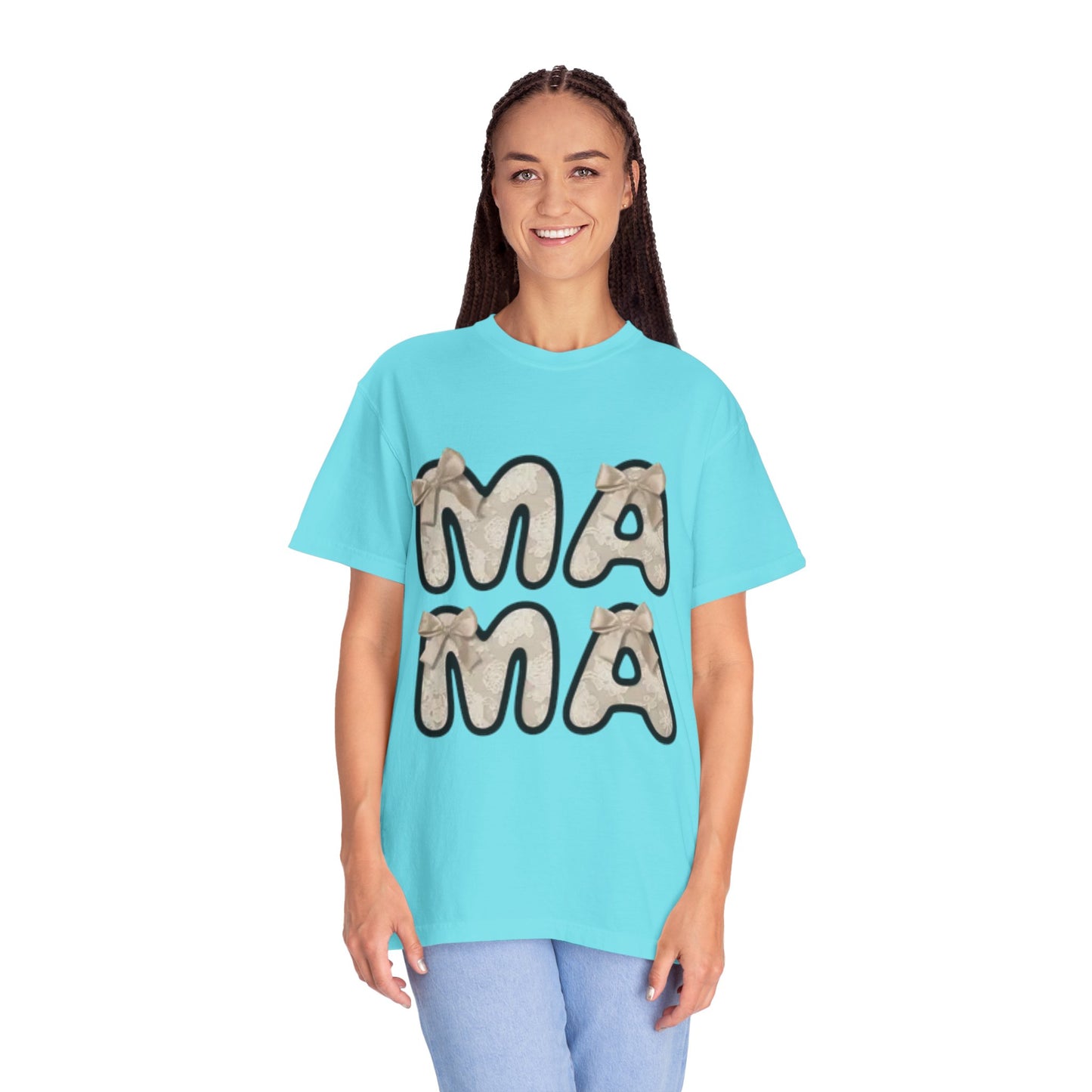 Comfort Colors 'Mama' Love Garment-Dyed Unisex T-Shirt - Perfect for Mother's Day Gift Asst. Colors & Sizes