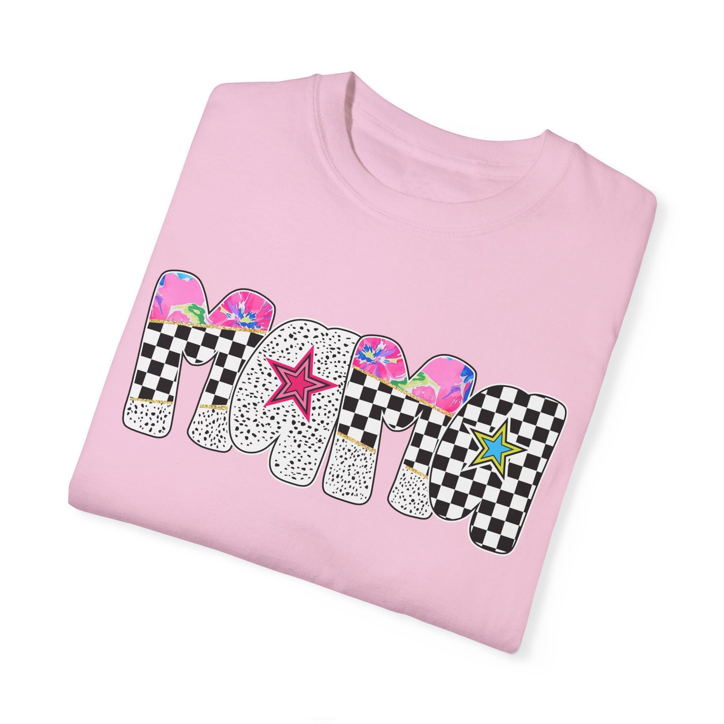 Comfort Colors Retro Vibe Mother's Day T-Shirt with Star Design Asst. Colors & Sizes