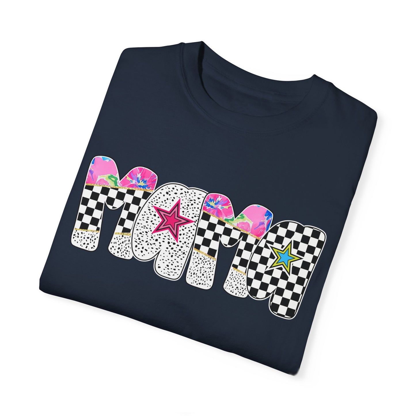 Comfort Colors Retro Vibe Mother's Day T-Shirt with Star Design Asst. Colors & Sizes