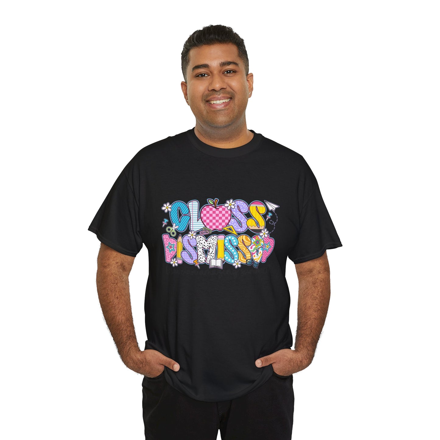 Gildan Garment-Dyed Summer Vibes Unisex Heavy Cotton Tee - "Class Dismissed!" Asst. Colors & Sizes