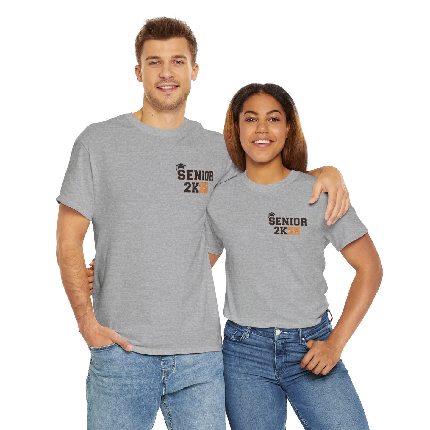 Gildan 5000 Unisex Graduate Tee - Class of 2025 Senior Shirt Great Gift Asst. Colors & Sizes