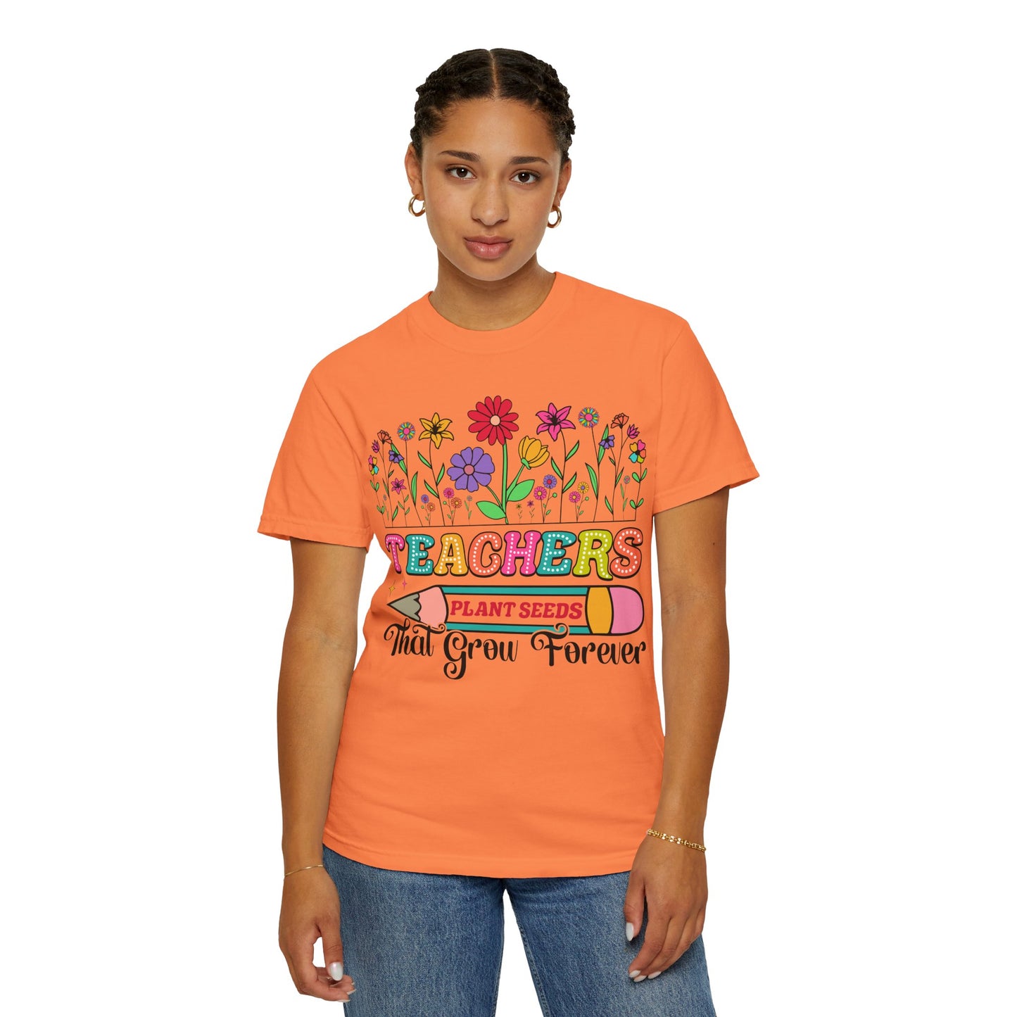 Teacher's Week!! Show your appreciation with This Unisex Garment-Dyed T-shirt in Asst. Colors & Sizes