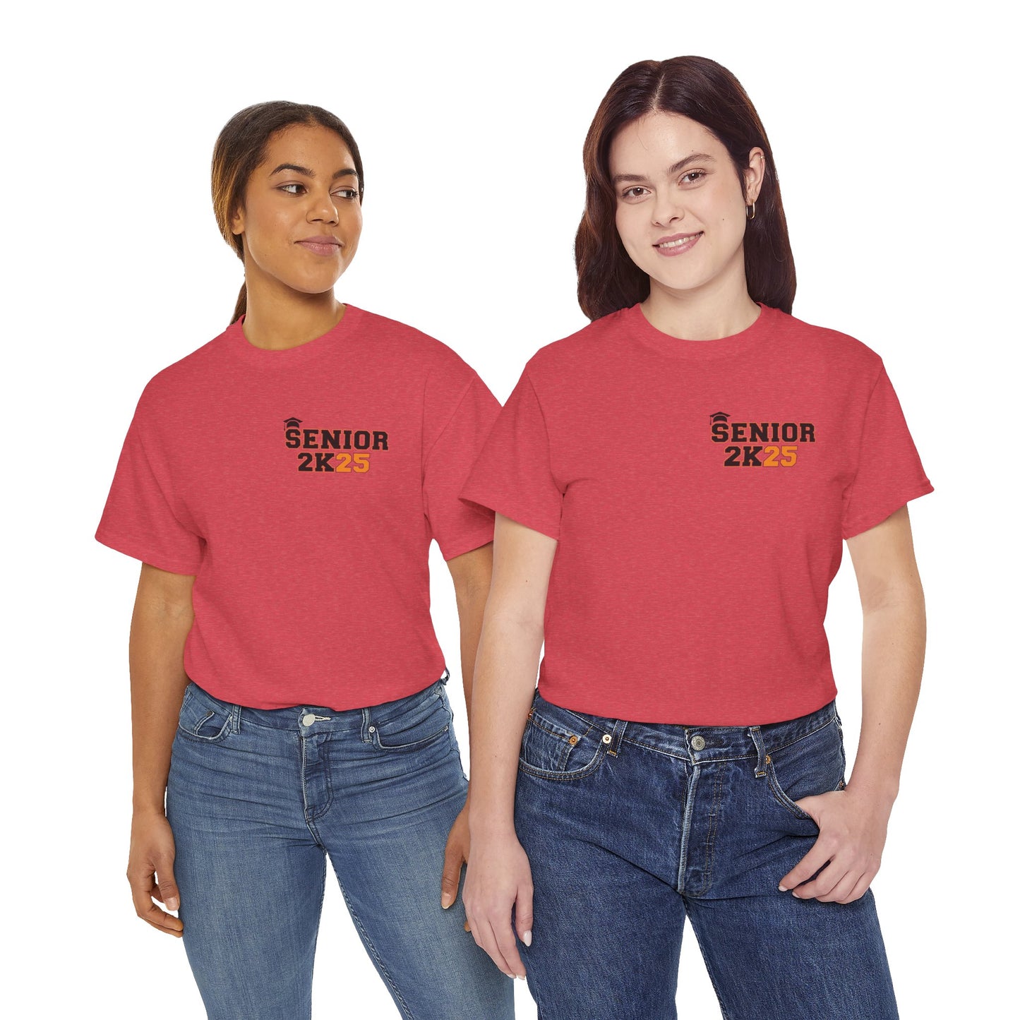Gildan 5000 Unisex Graduate Tee - Class of 2025 Senior Shirt Great Gift Asst. Colors & Sizes