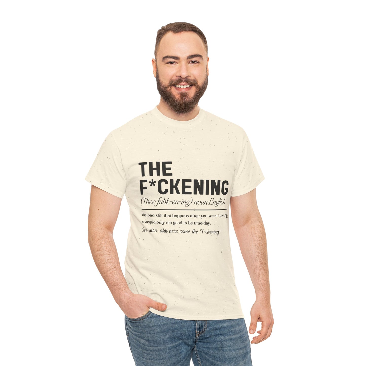 Gildan 5000"The F*ckening" Unisex Heavy Cotton Tee - Funny Graphic T-Shirt for English Lovers Asst Sizes & Colors