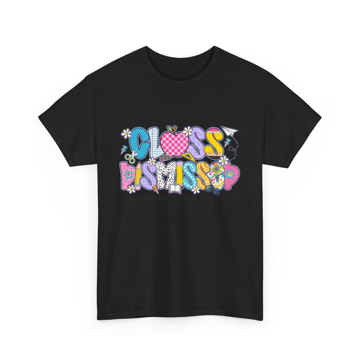Gildan Garment-Dyed Summer Vibes Unisex Heavy Cotton Tee - "Class Dismissed!" Asst. Colors & Sizes