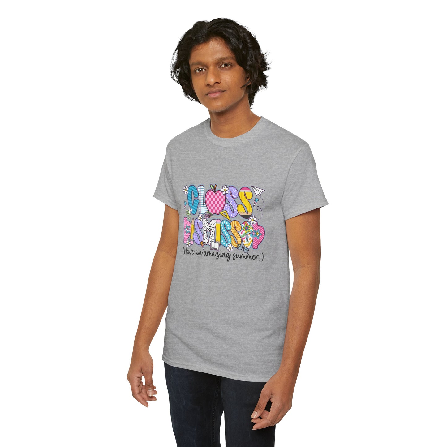 Gildan Garment-Dyed Summer Vibes Unisex Heavy Cotton Tee - "Class Dismissed!" Asst. Colors & Sizes
